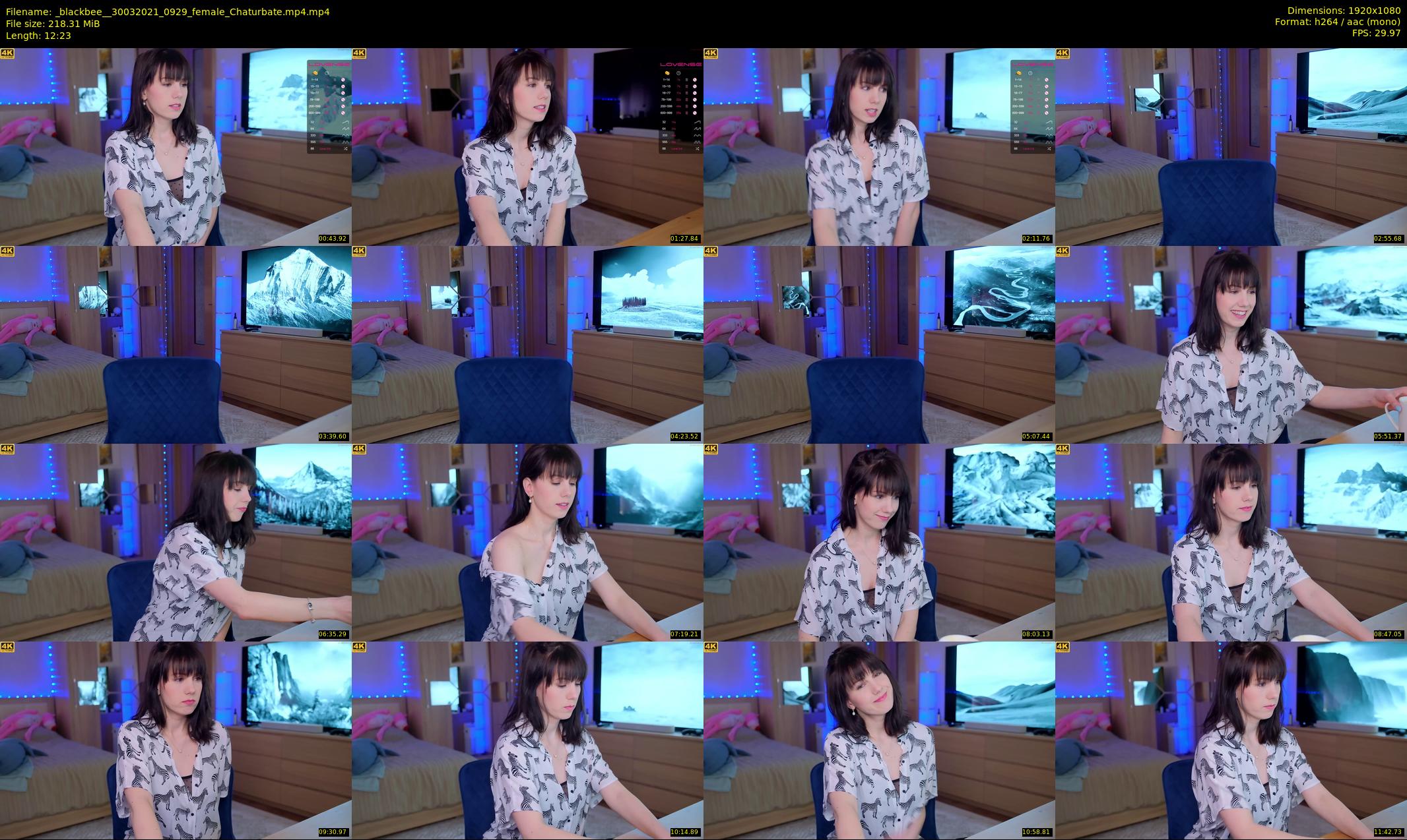 _blackbee_ — 13 minute Chaturbate female cam show recording, 1080p, Mar 30, 2021