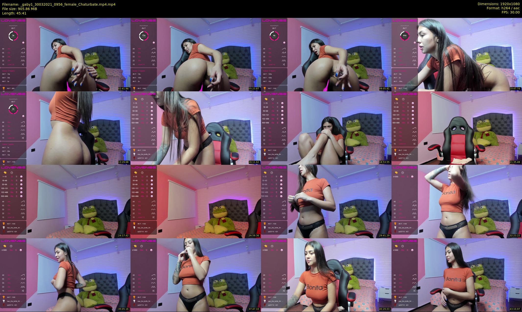 _gaby1 — 46 minute Chaturbate female cam show recording, 1080p, Mar 30, 2021