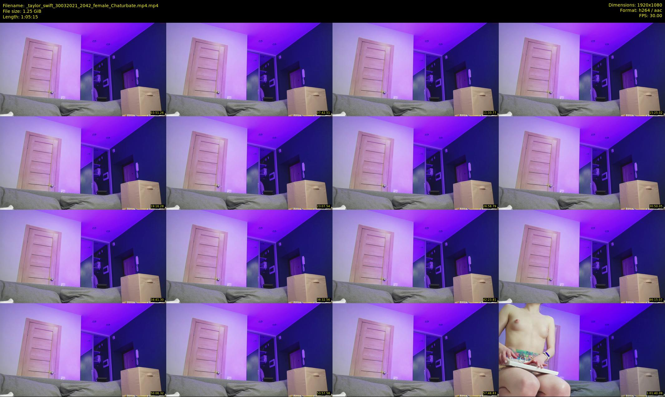_taylor_swift — 66 minute Chaturbate female cam show recording, 1080p, Mar 30, 2021