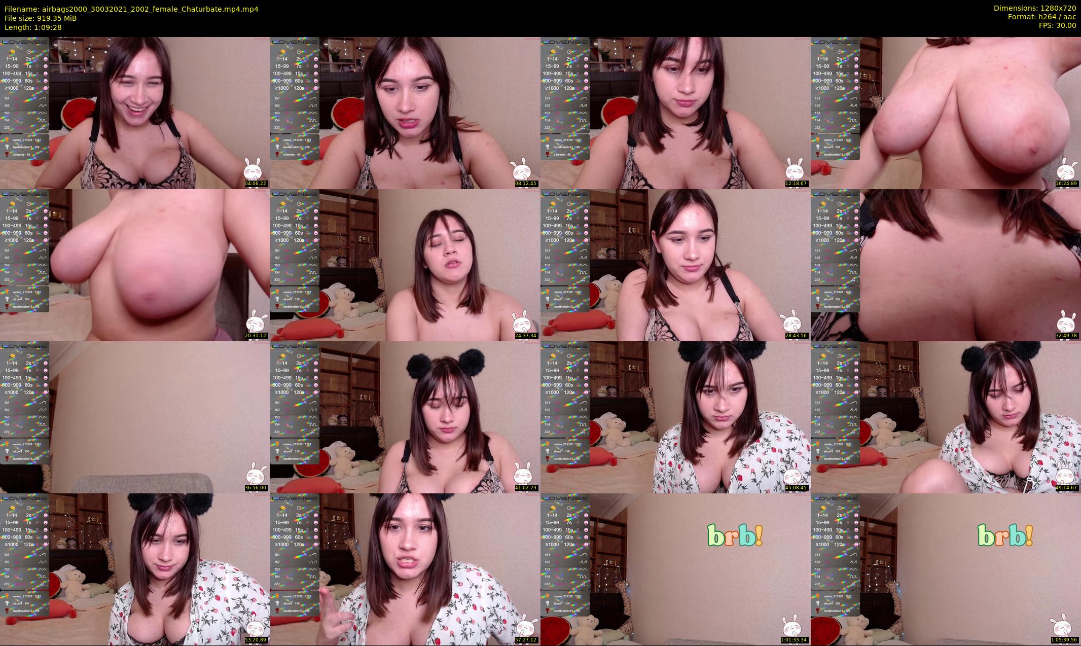 airbags2000 — 70 minute Chaturbate female cam show recording, 720p, Mar 30, 2021