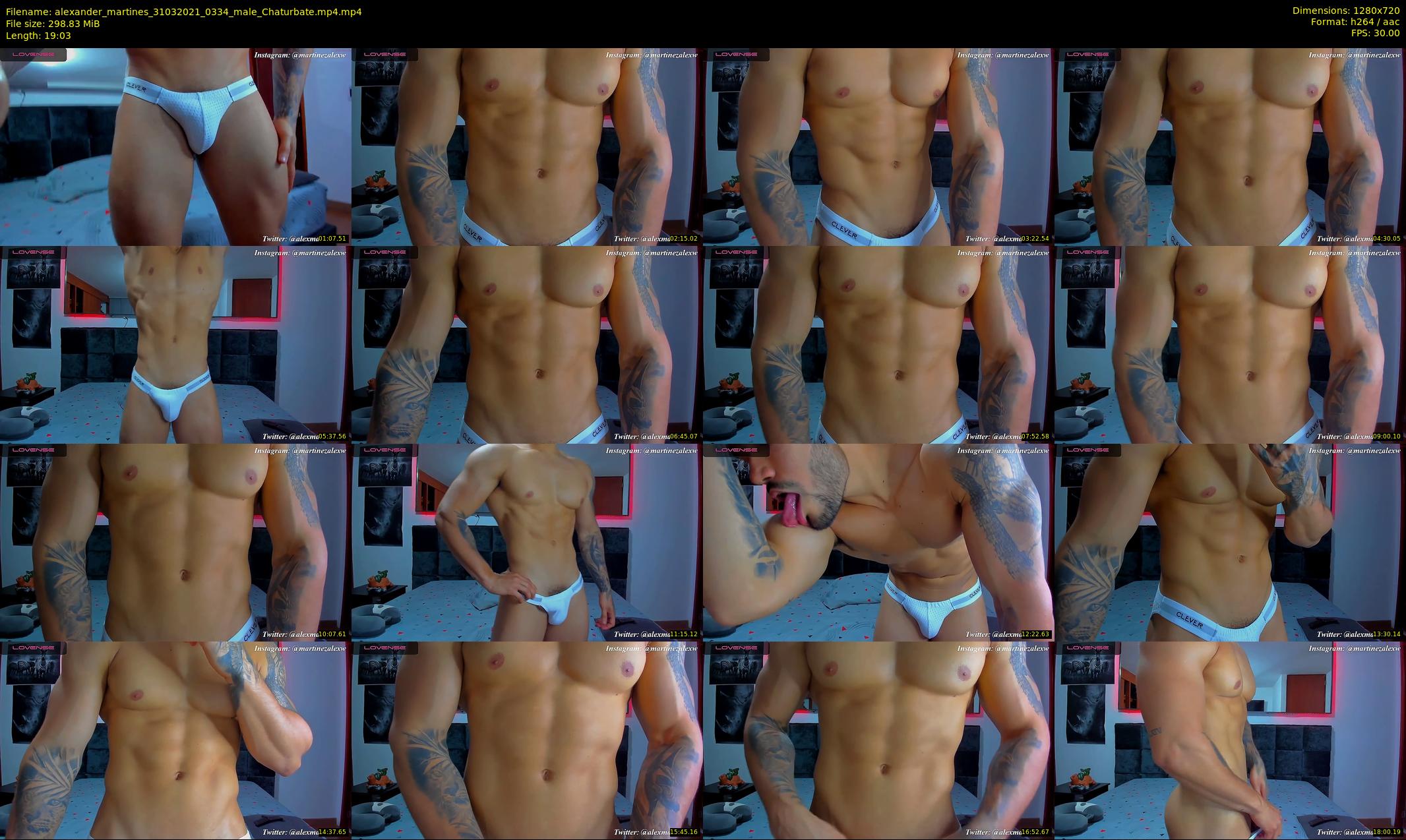 alexander_martines — 20 minute Chaturbate male cam show recording, 720p, Mar 31, 2021