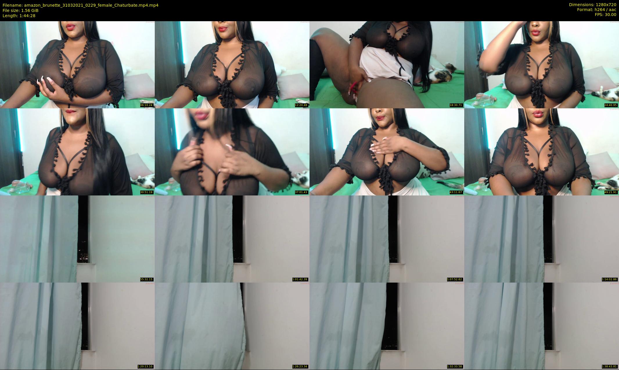 amazon_brunette — 105 minute Chaturbate female cam show recording, 720p, Mar 31, 2021