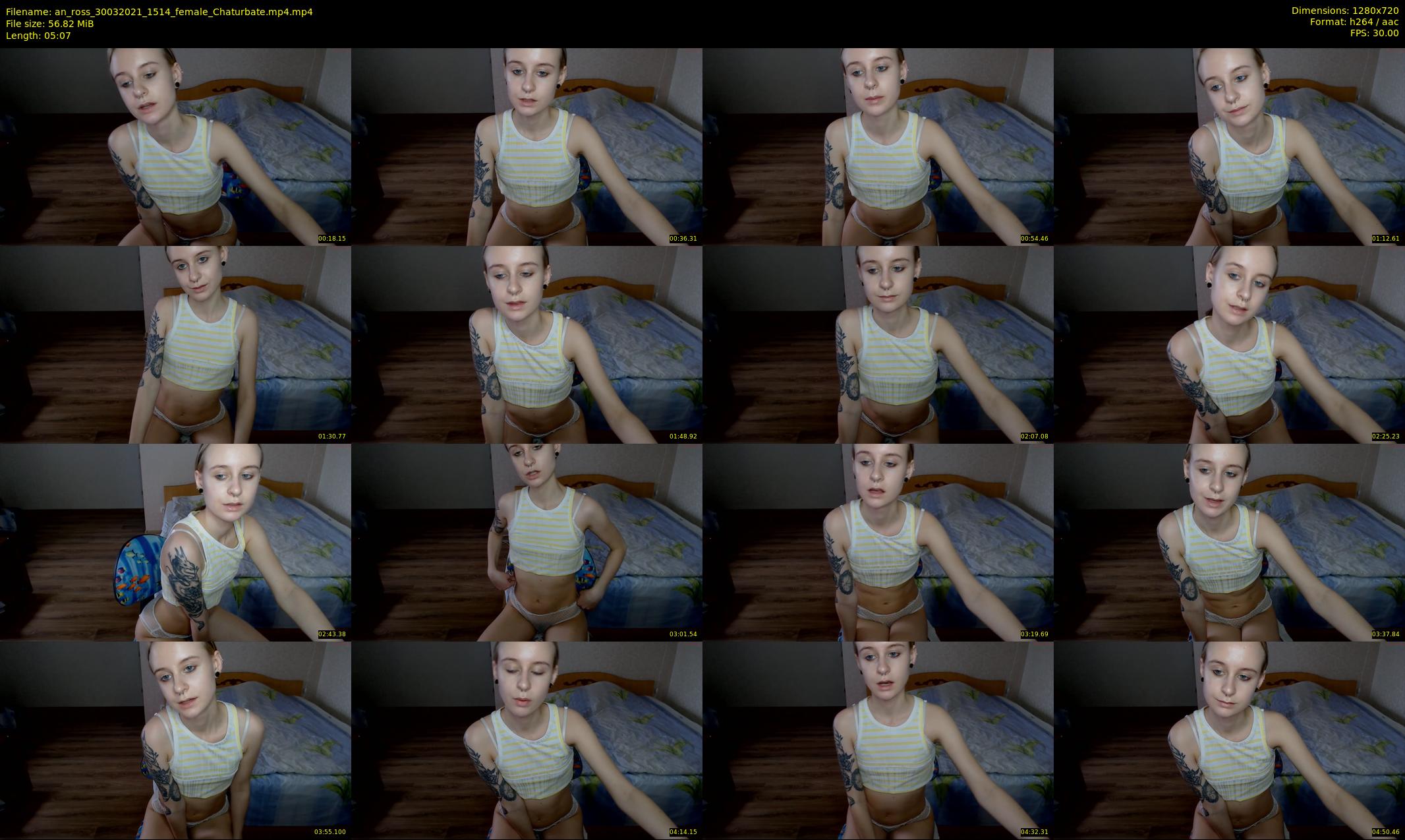 an_ross — 6 minute Chaturbate female cam show recording, 720p, Mar 30, 2021
