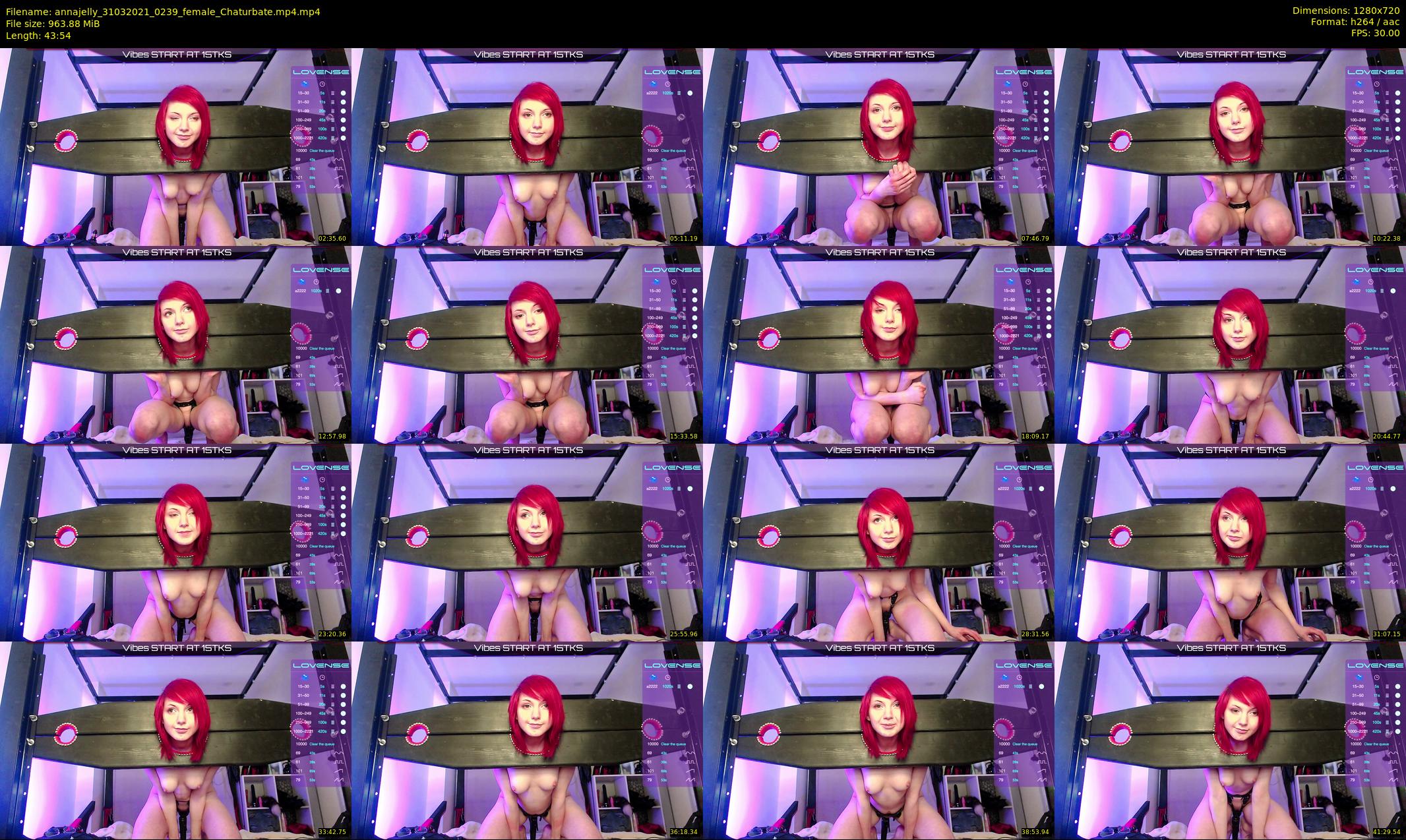 annajelly — 44 minute Chaturbate couple cam show recording, 720p, Mar 31, 2021