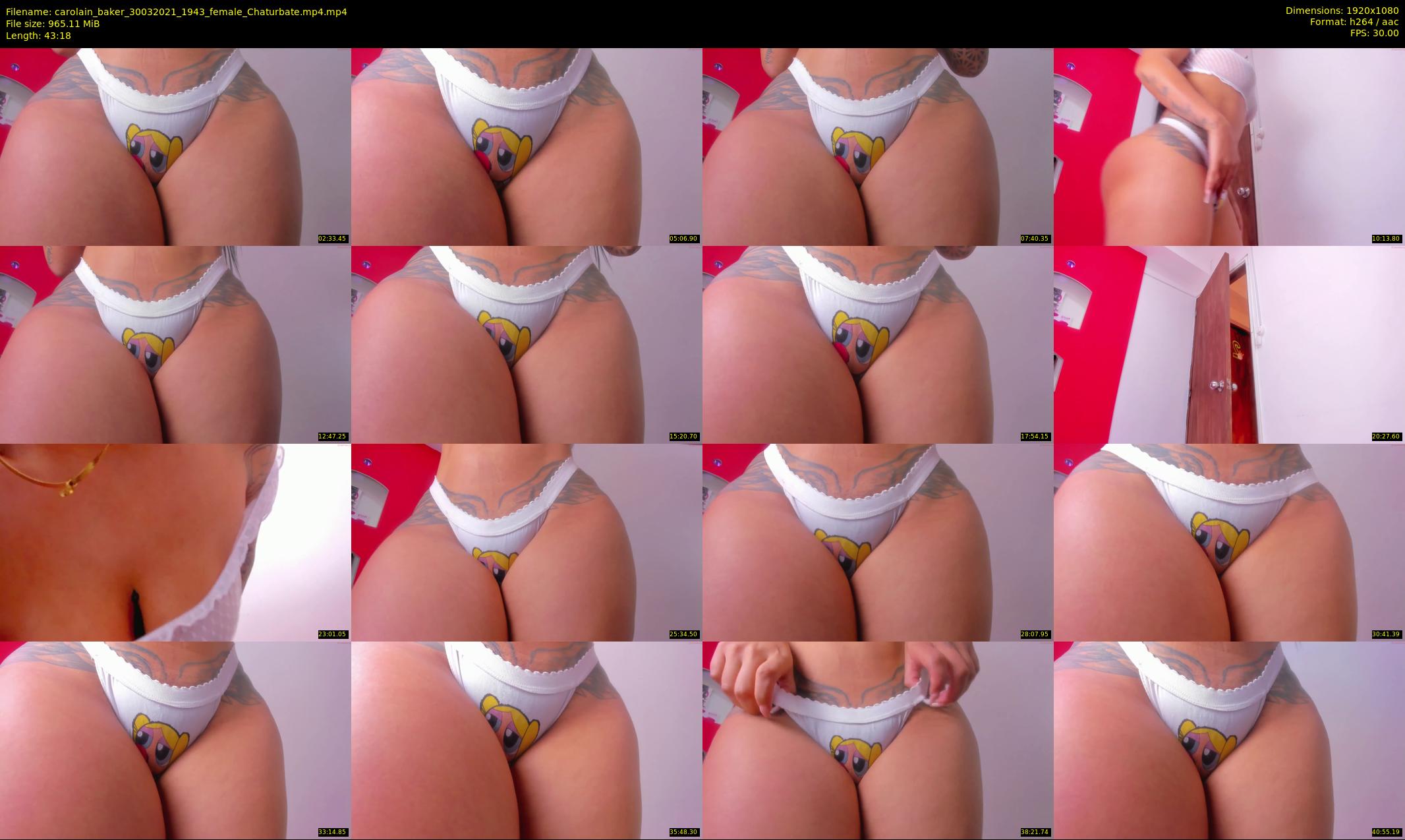 carolain_baker — 44 minute Chaturbate female cam show recording, 1080p, Mar 30, 2021