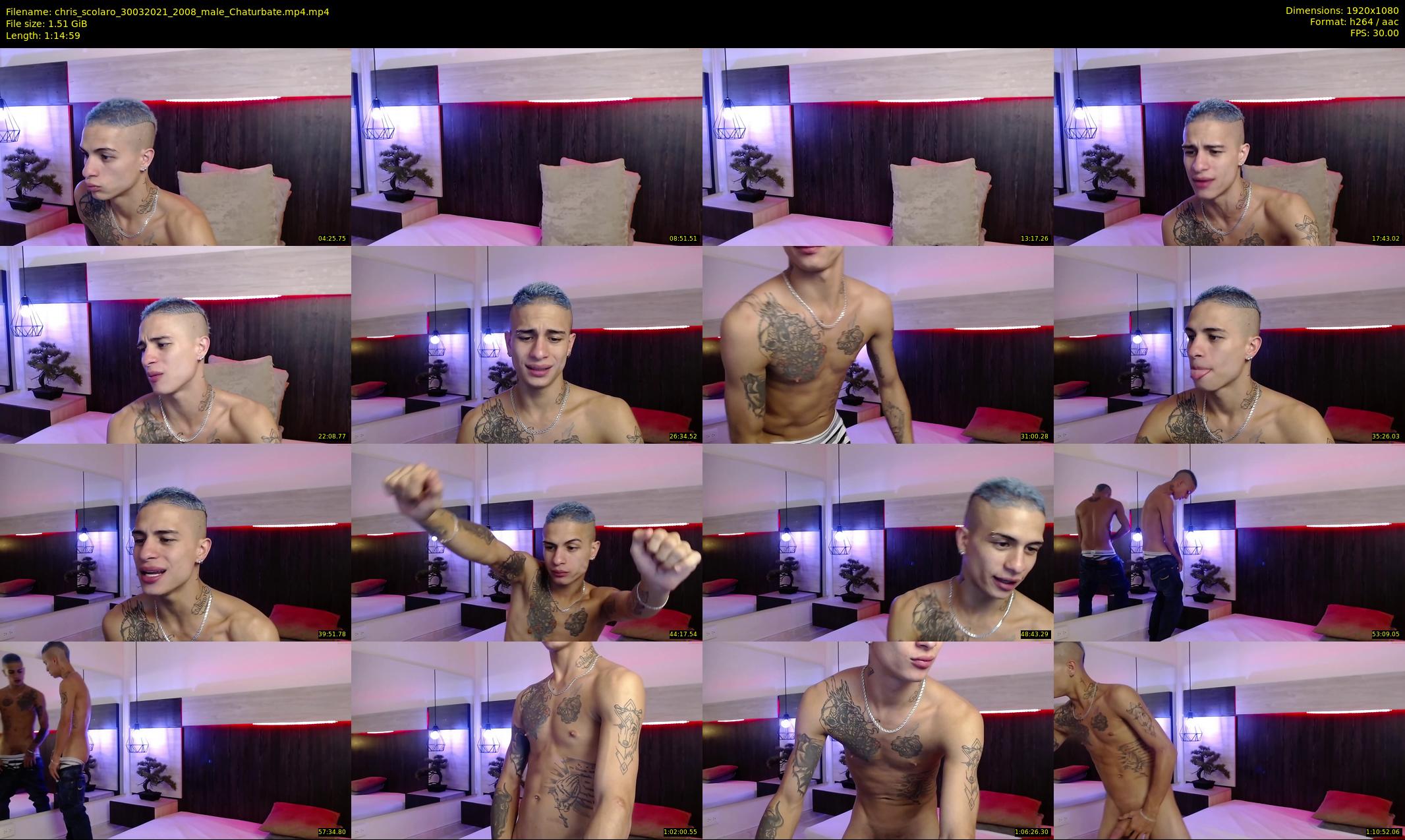 chris_scolaro — 75 minute Chaturbate male cam show recording, 1080p, Mar 30, 2021