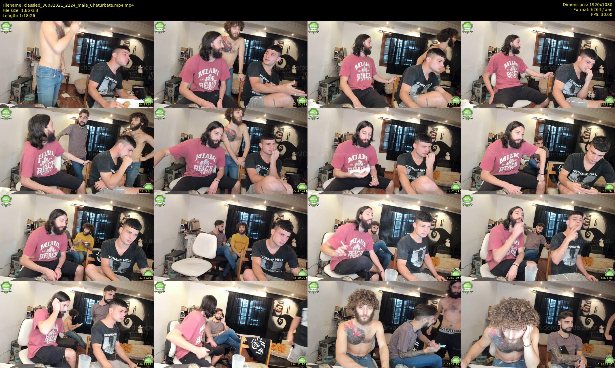 classied — 79 minute Chaturbate male cam show recording, 1080p, Mar 30, 2021
