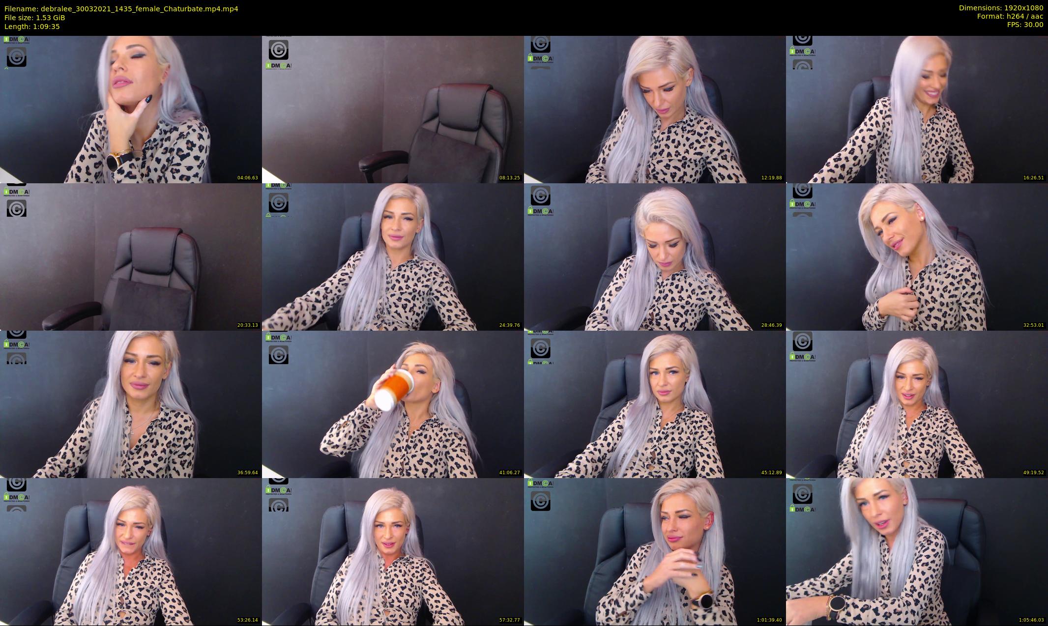 debralee — 70 minute Chaturbate female cam show recording, 1080p, Mar 30, 2021