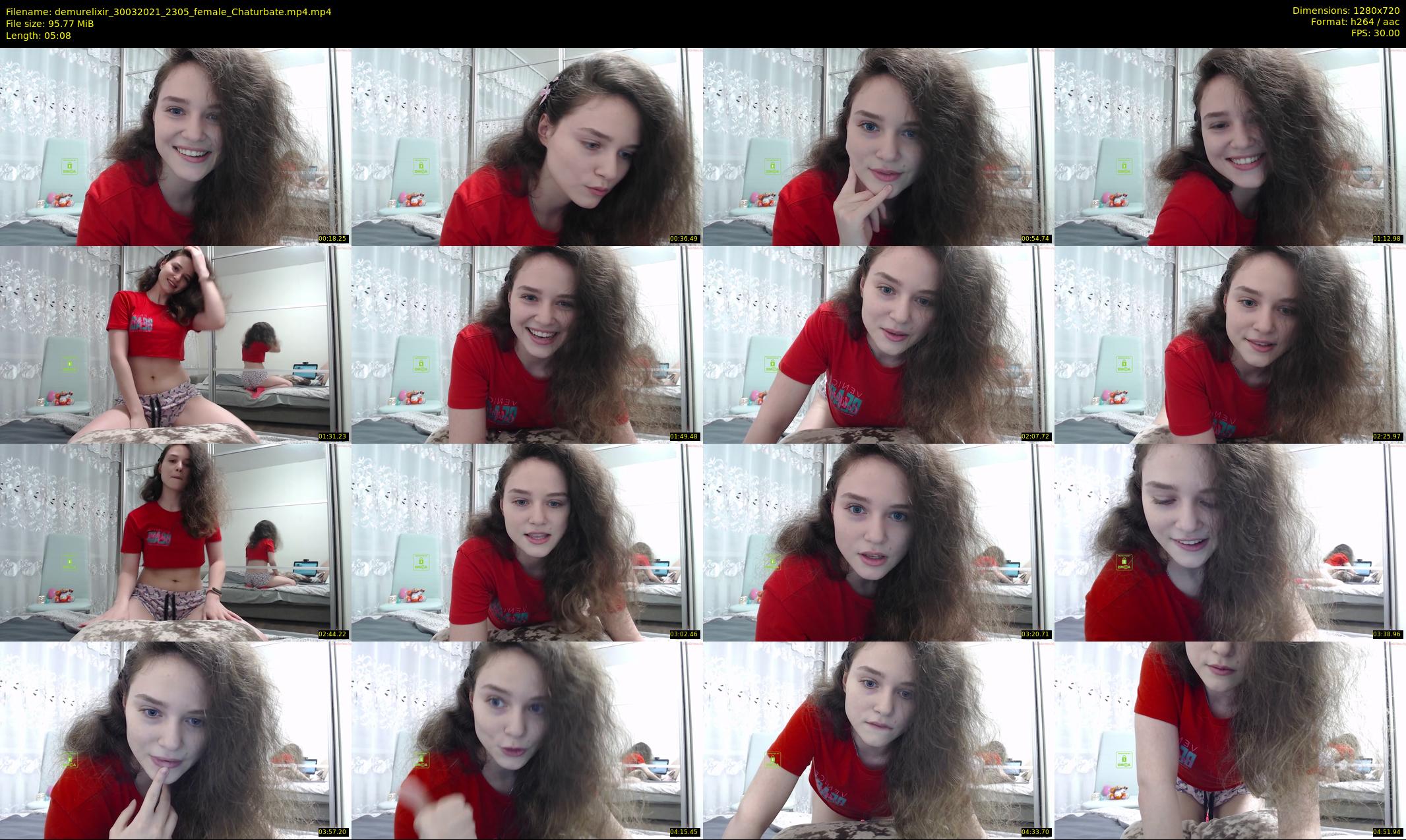demurelixir — 6 minute Chaturbate female cam show recording, 720p, Mar 30, 2021