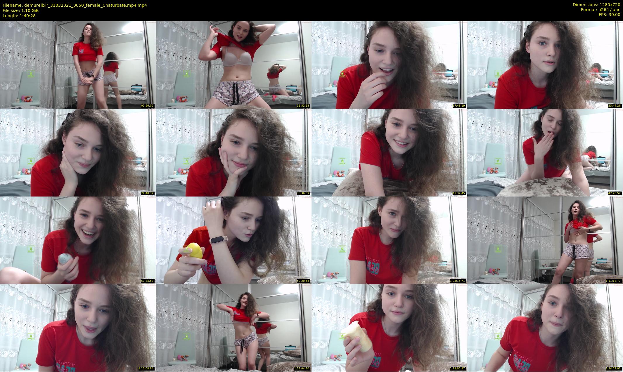 demurelixir — 101 minute Chaturbate female cam show recording, 720p, Mar 31, 2021