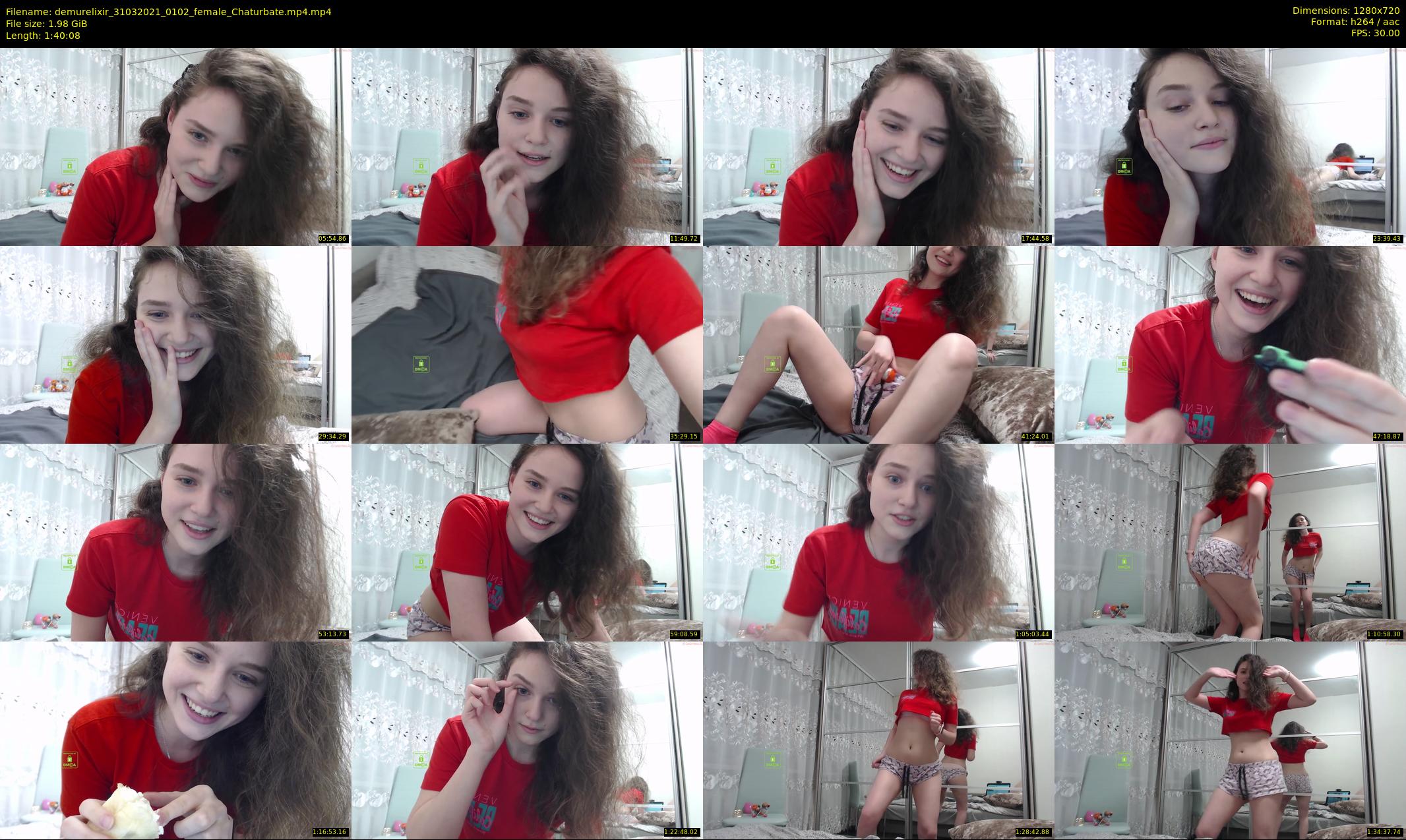 demurelixir — 101 minute Chaturbate female cam show recording, 720p, Mar 31, 2021