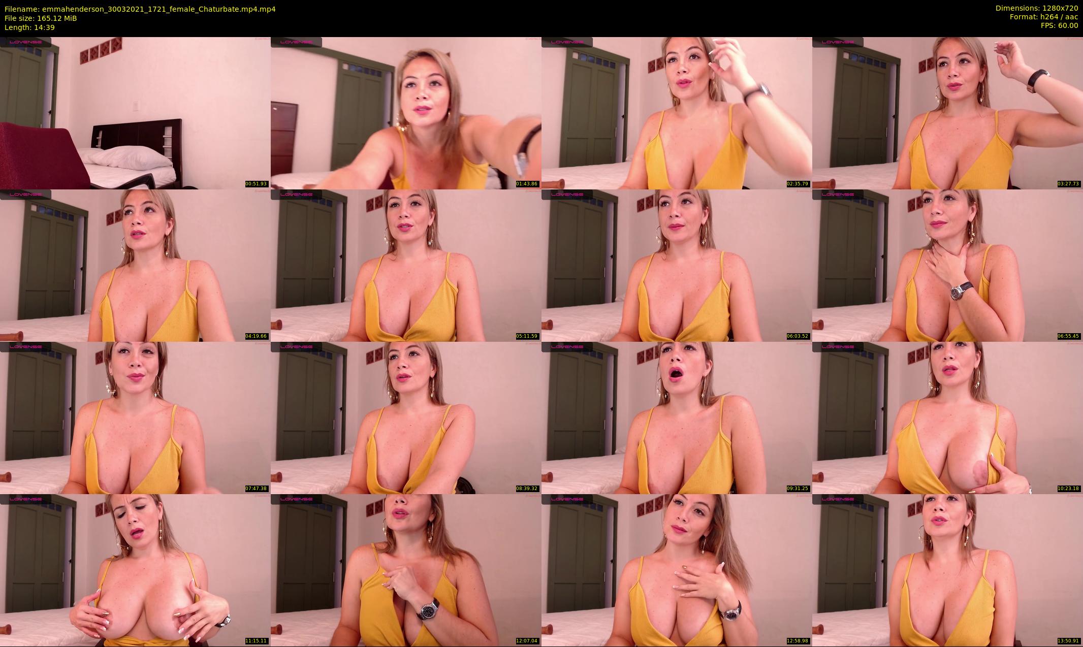 emmahenderson — 15 minute Chaturbate female cam show recording, 720p, Mar 30, 2021