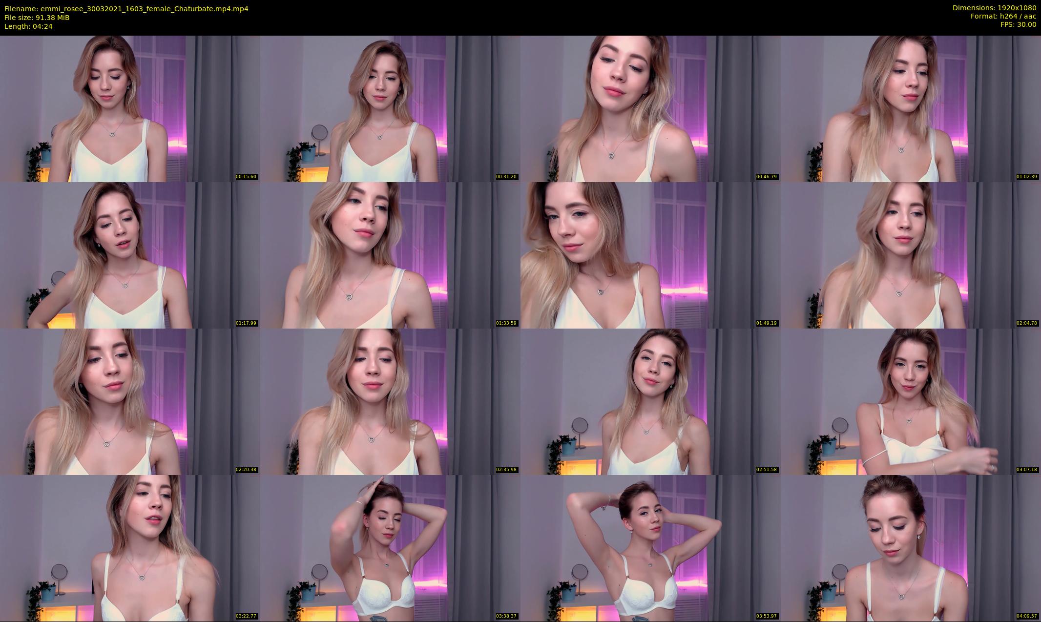 emmi_rosee — 5 minute Chaturbate female cam show recording, 1080p, Mar 30, 2021