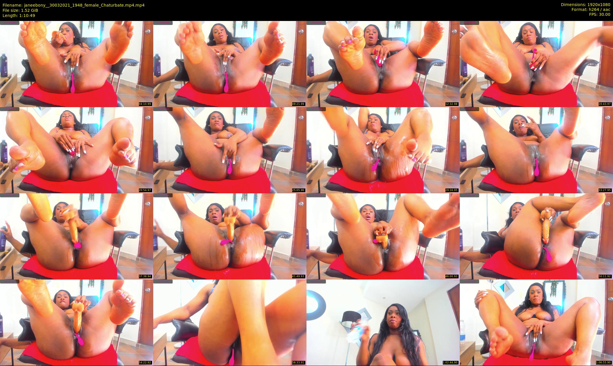 janeebony_ — 71 minute Chaturbate female cam show recording, 1080p, Mar 30, 2021