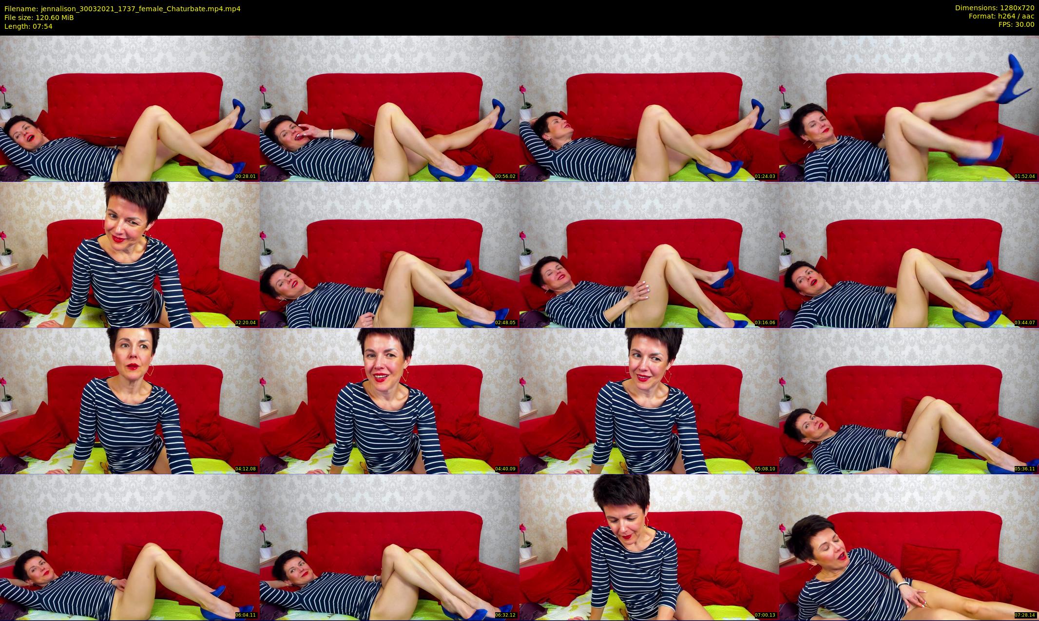 jennalison — 8 minute Chaturbate female cam show recording, 720p, Mar 30, 2021