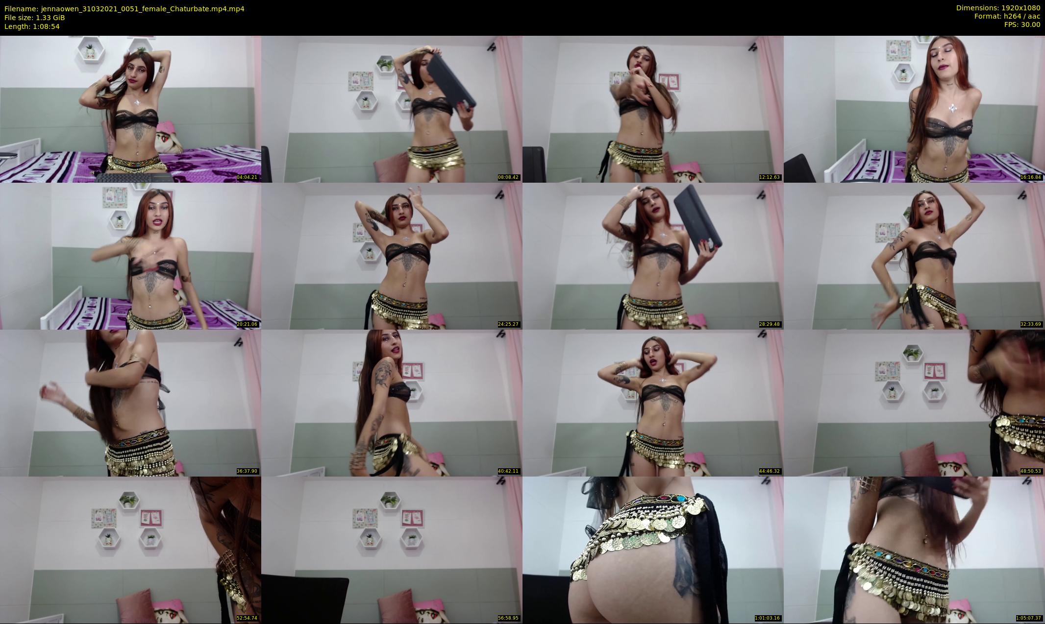 jennaowen — 69 minute Chaturbate female cam show recording, 1080p, Mar 31, 2021