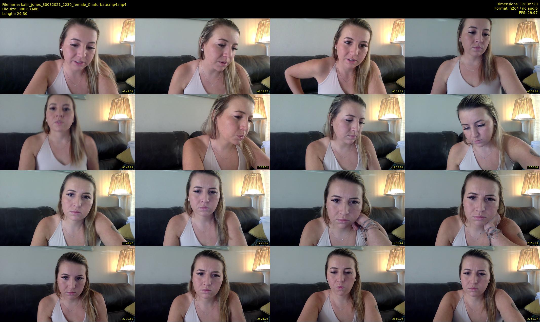 kaliii_jones — 30 minute Chaturbate female cam show recording, 720p, Mar 30, 2021