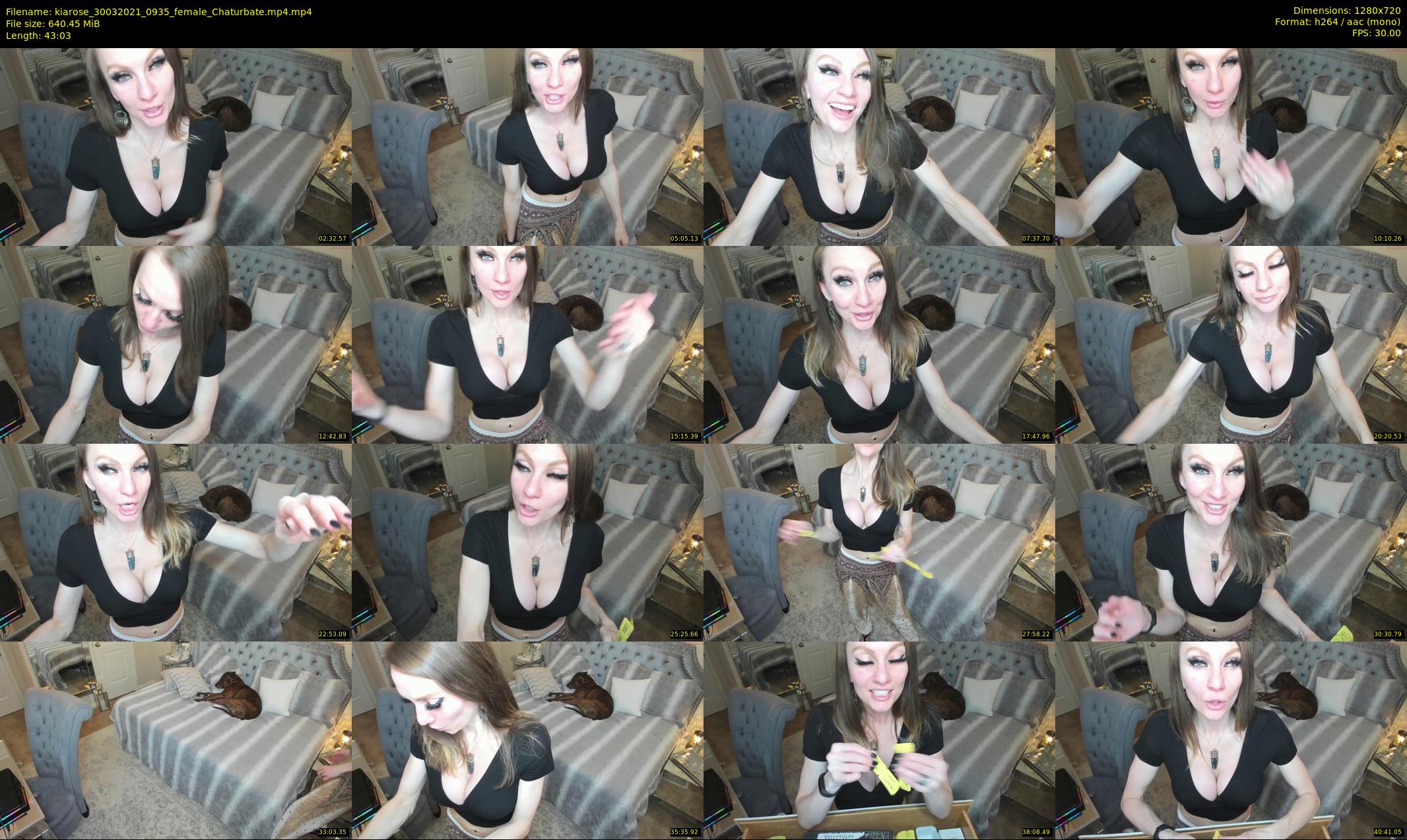 kiarose — 44 minute Chaturbate female cam show recording, 720p, Mar 30, 2021