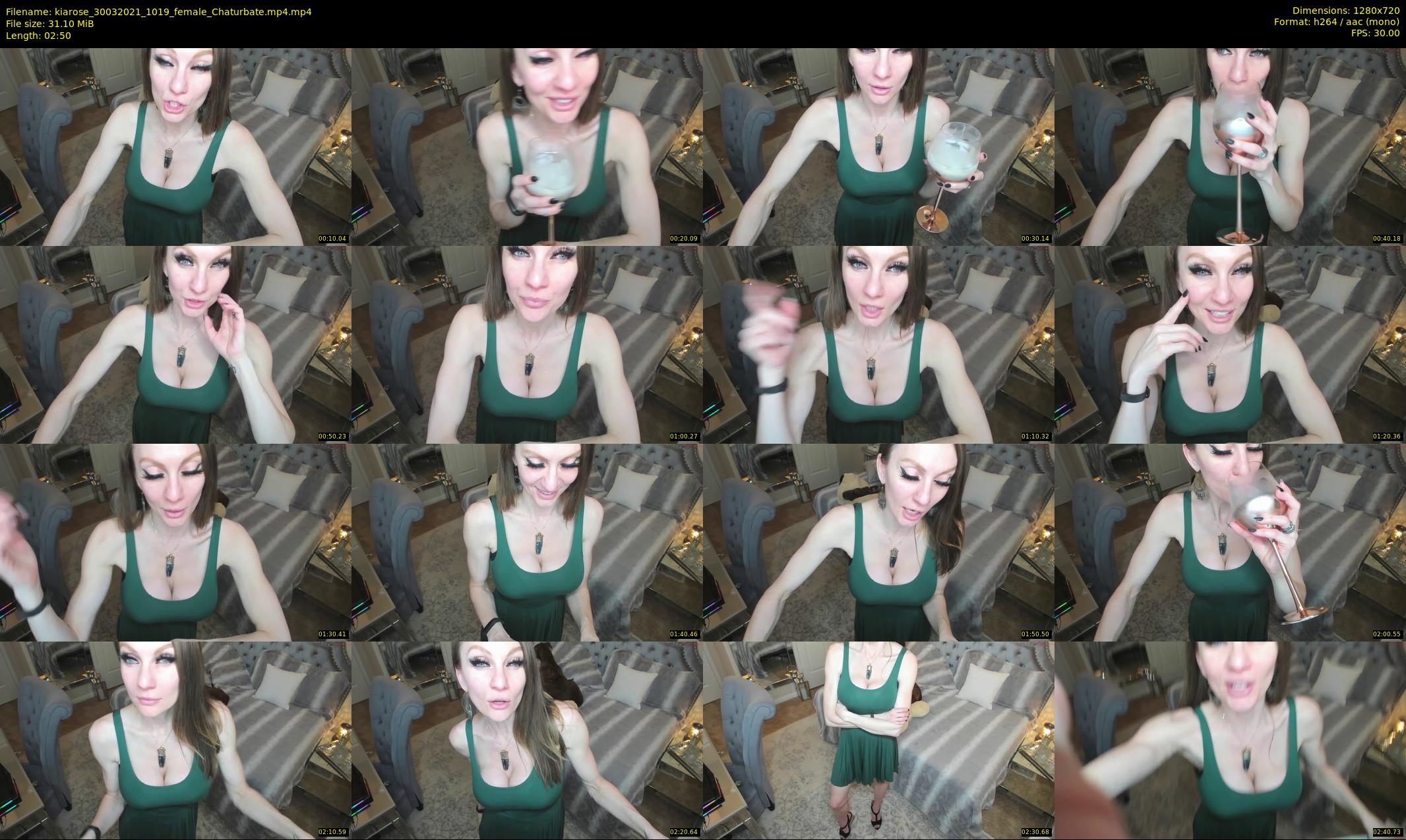 kiarose — 3 minute Chaturbate female cam show recording, 720p, Mar 30, 2021