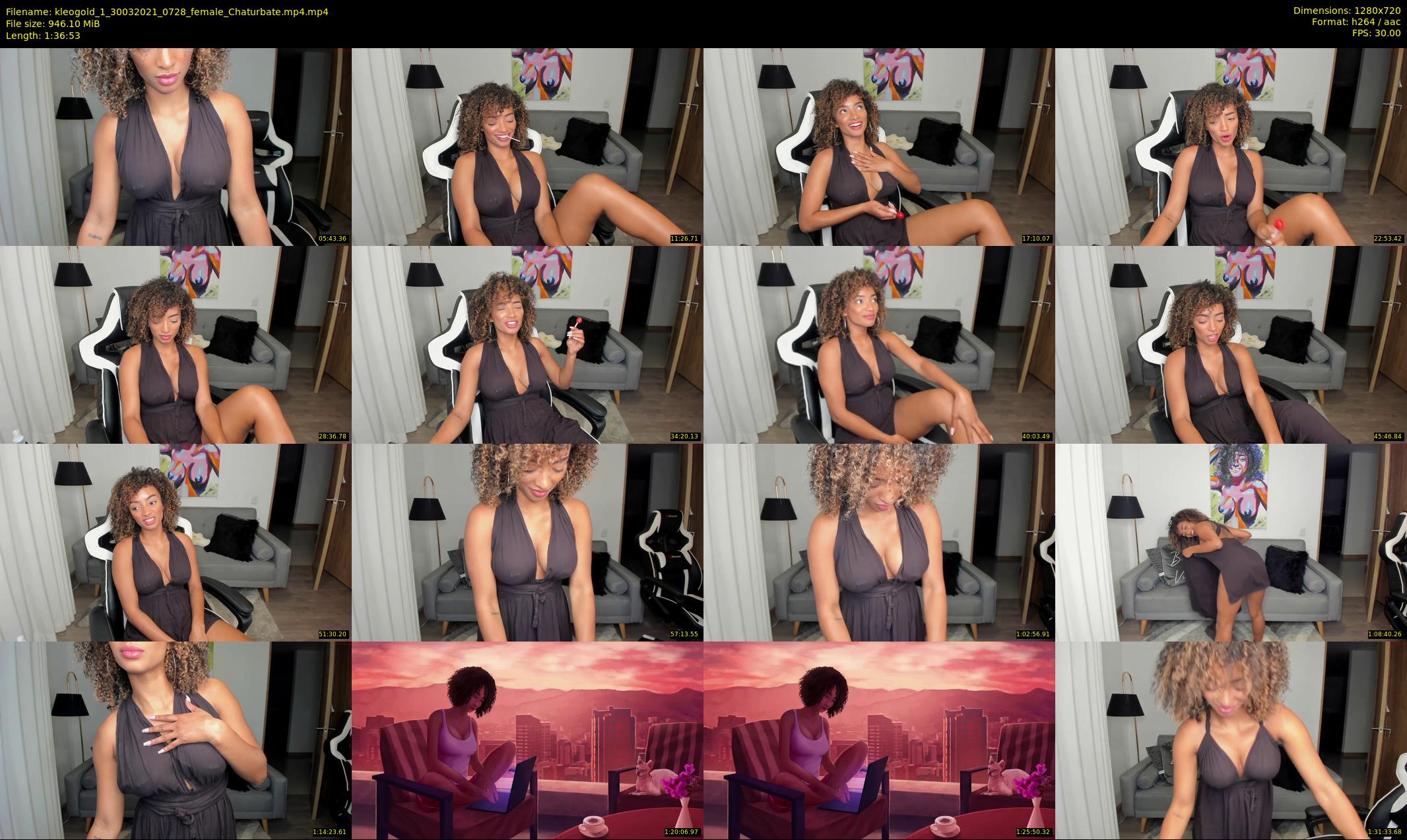 kleogold_1 — 97 minute Chaturbate female cam show recording, 720p, Mar 30, 2021