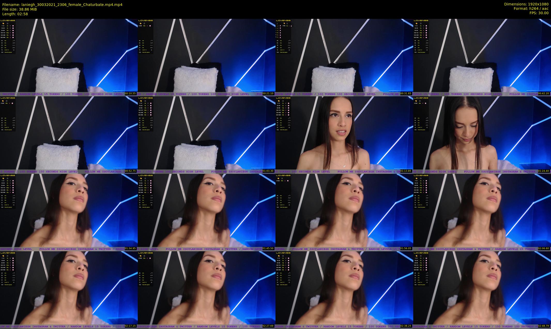 laniegh — 3 minute Chaturbate female cam show recording, 1080p, Mar 30, 2021