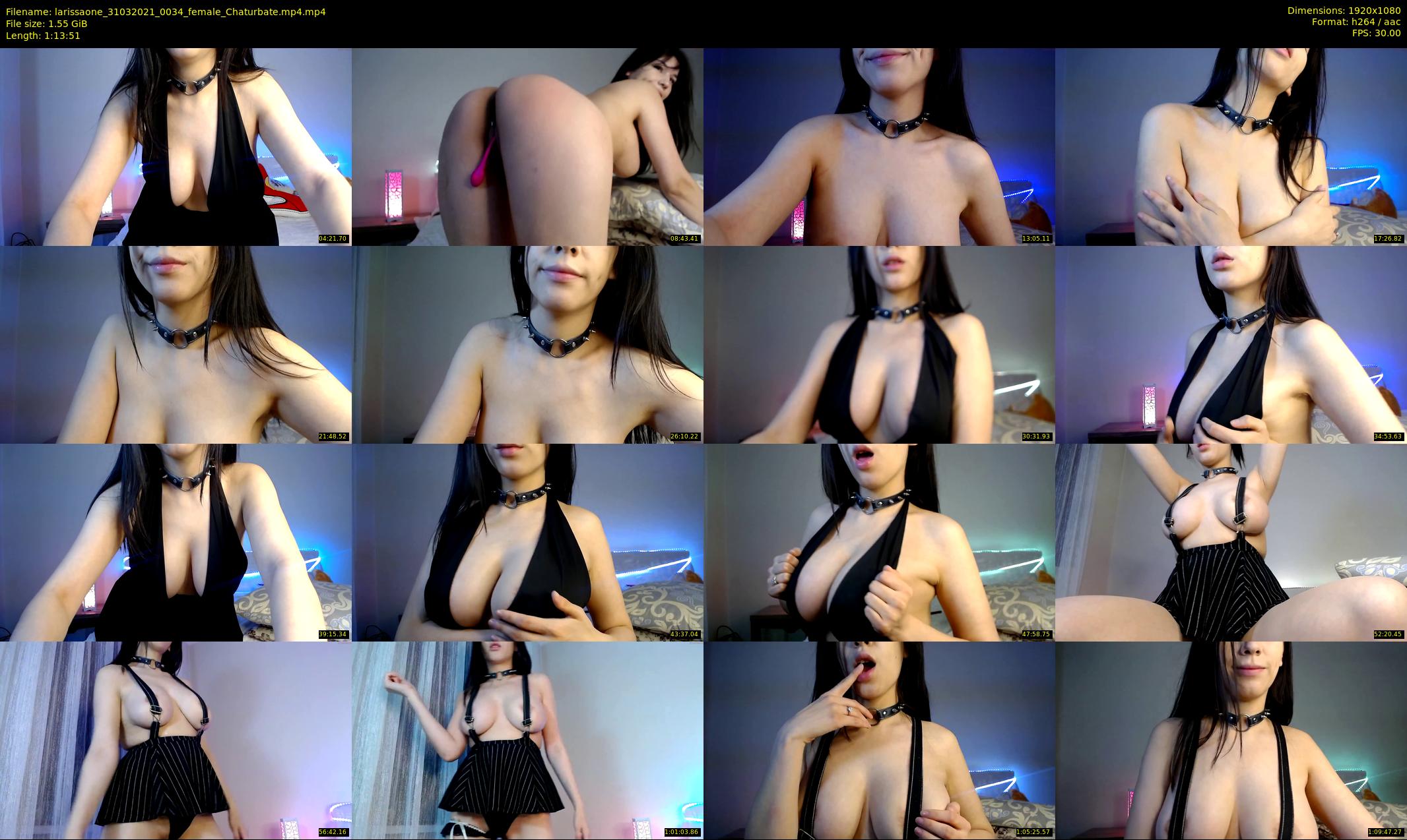 larissaone — 74 minute Chaturbate female cam show recording, 1080p, Mar 31, 2021