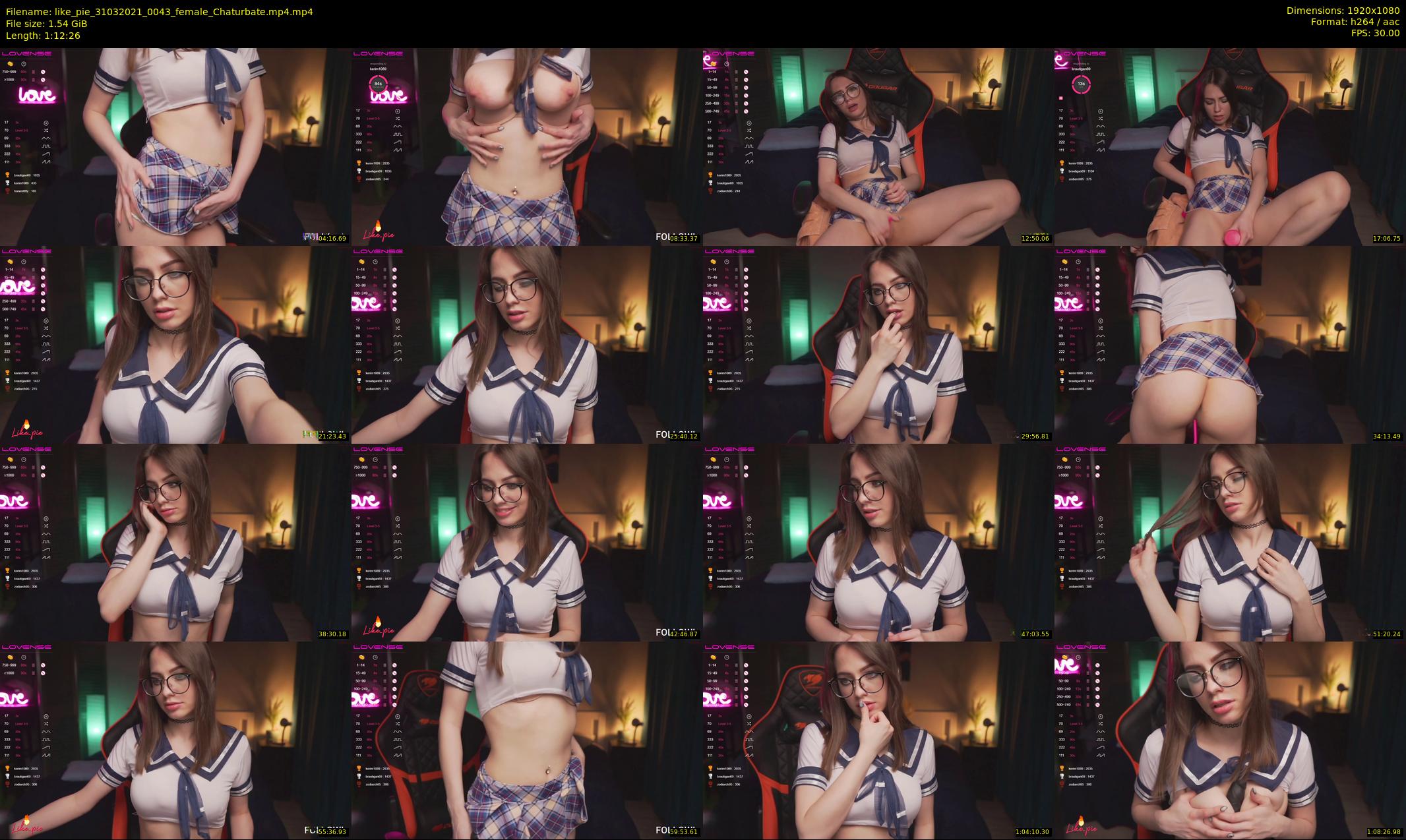 like_pie — 73 minute Chaturbate couple cam show recording, 1080p, Mar 31, 2021
