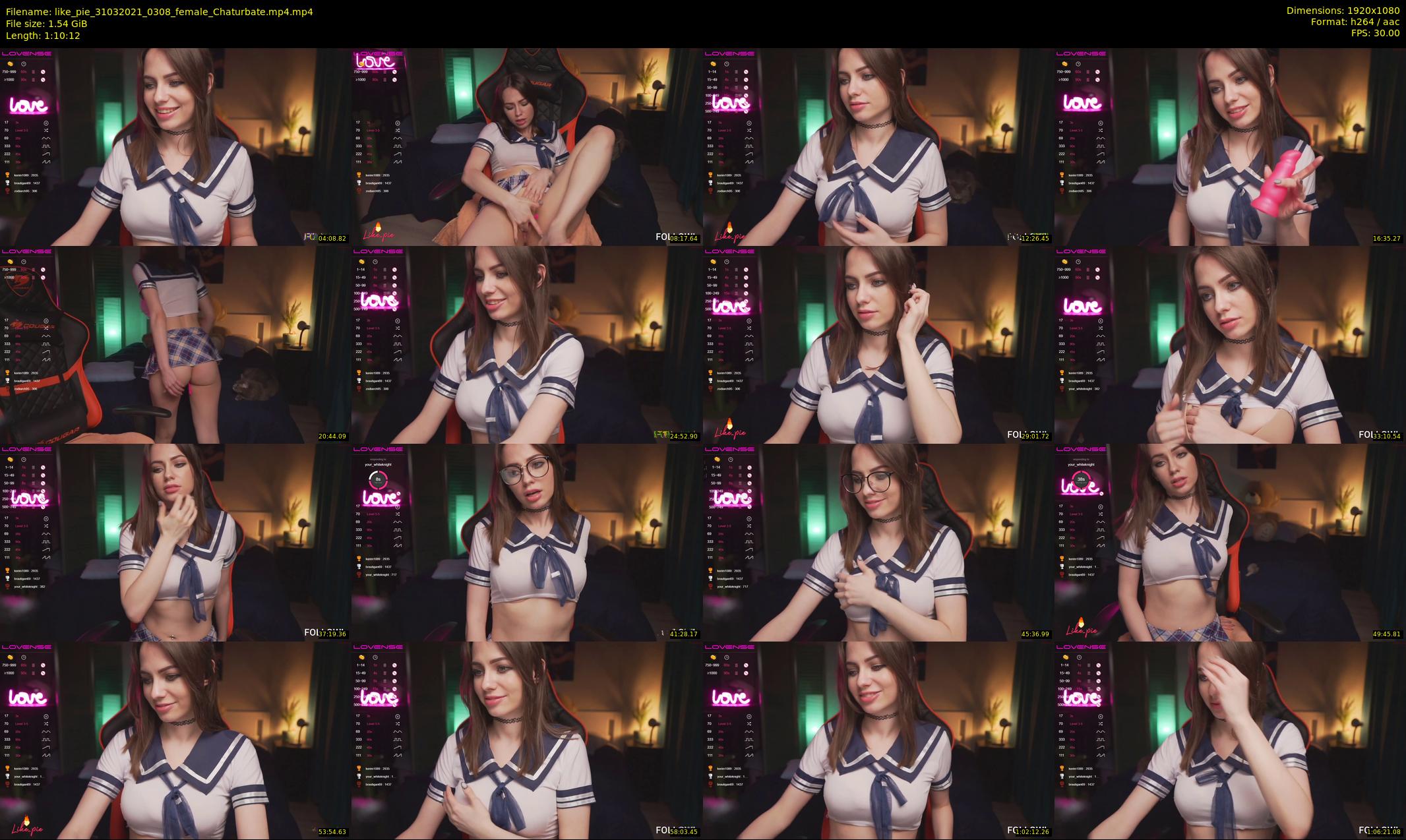 like_pie — 71 minute Chaturbate couple cam show recording, 1080p, Mar 31, 2021