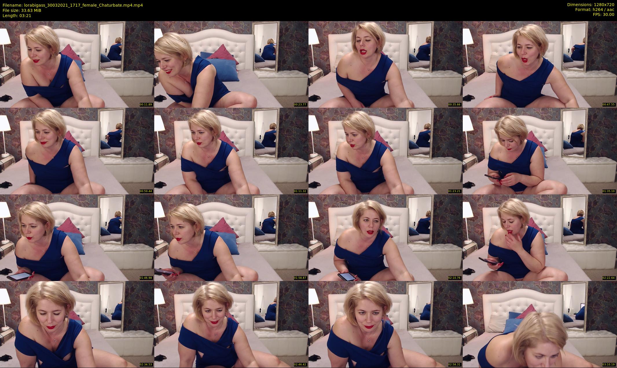 lorabigass — 4 minute Chaturbate female cam show recording, 720p, Mar 30, 2021