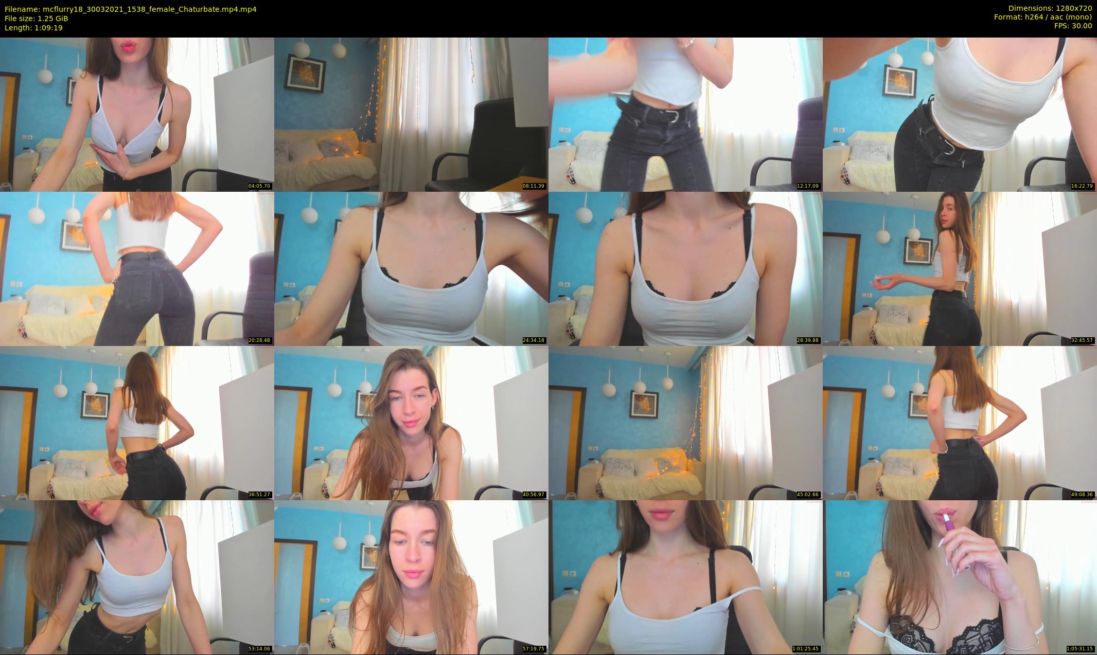 mcflurry18 — 70 minute Chaturbate female cam show recording, 720p, Mar 30, 2021