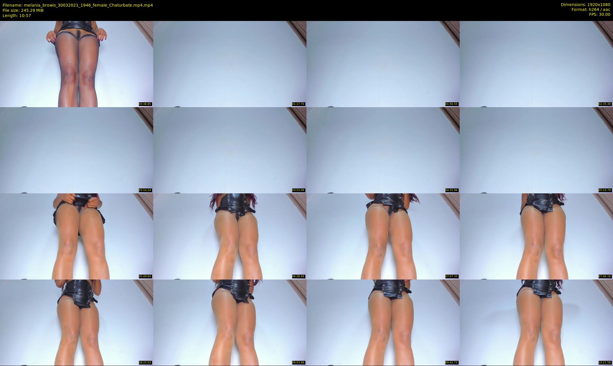 melania_browis — 11 minute Chaturbate female cam show recording, 1080p, Mar 30, 2021