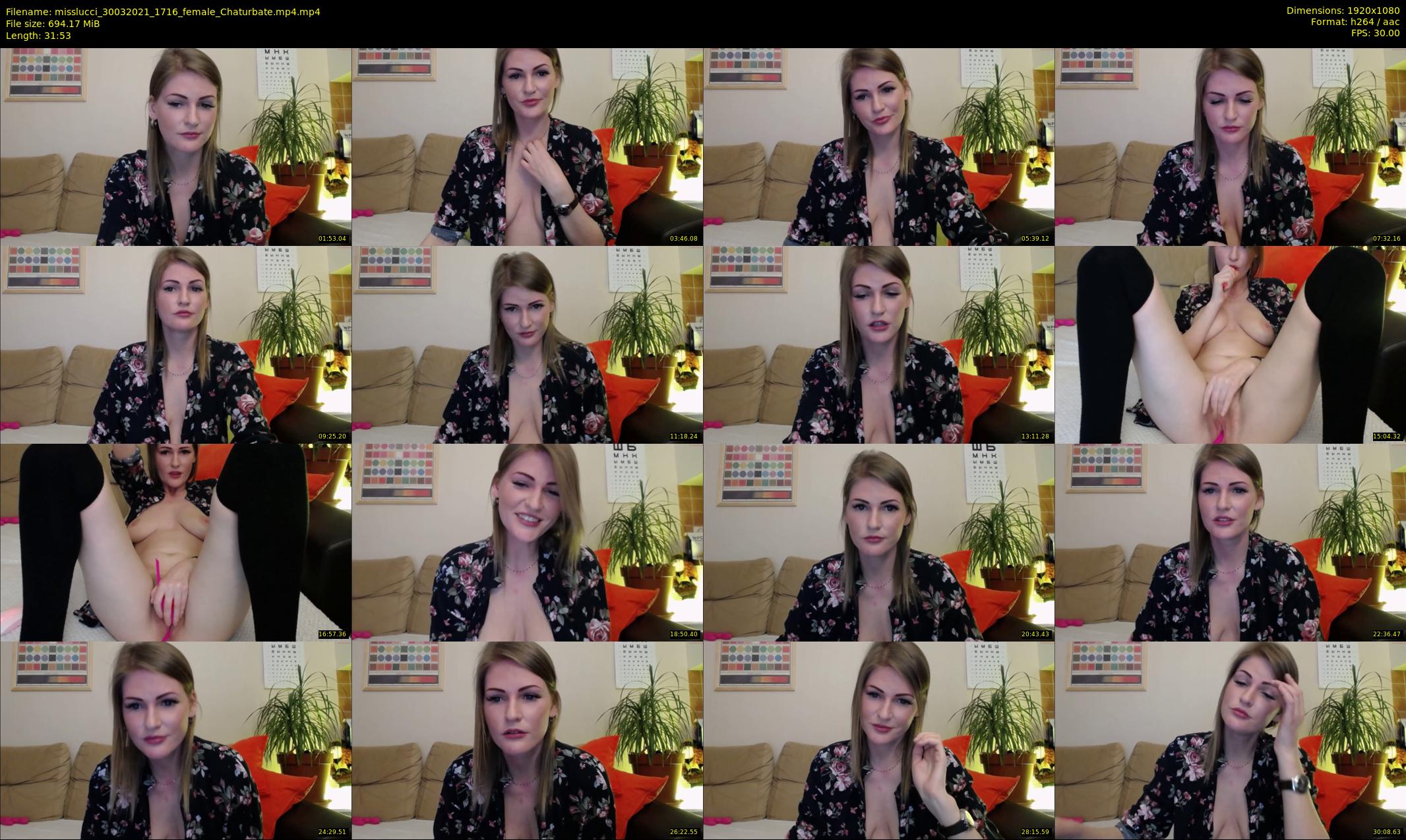 misslucci — 32 minute Chaturbate female cam show recording, 1080p, Mar 30, 2021