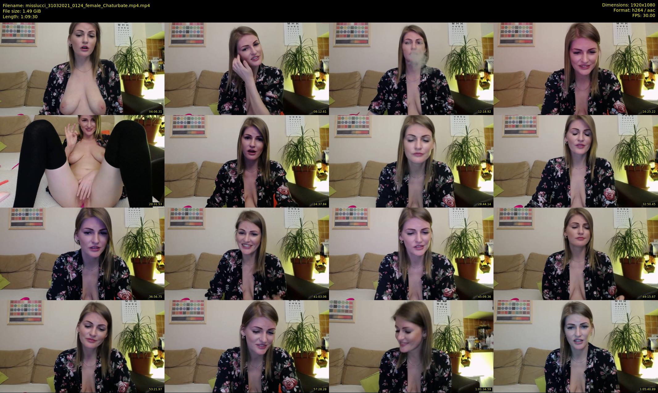 misslucci — 70 minute Chaturbate female cam show recording, 1080p, Mar 31, 2021