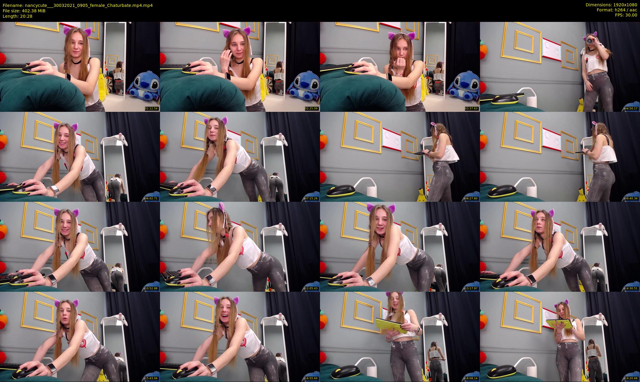 nancycute__ — 21 minute Chaturbate female cam show recording, 1080p, Mar 30, 2021