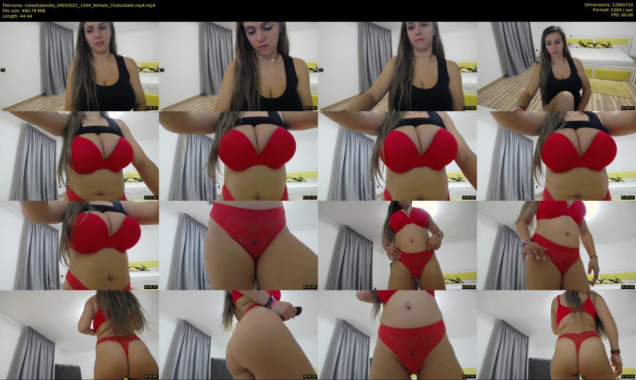 natashaboobs — 45 minute Chaturbate female cam show recording, 720p, Mar 30, 2021