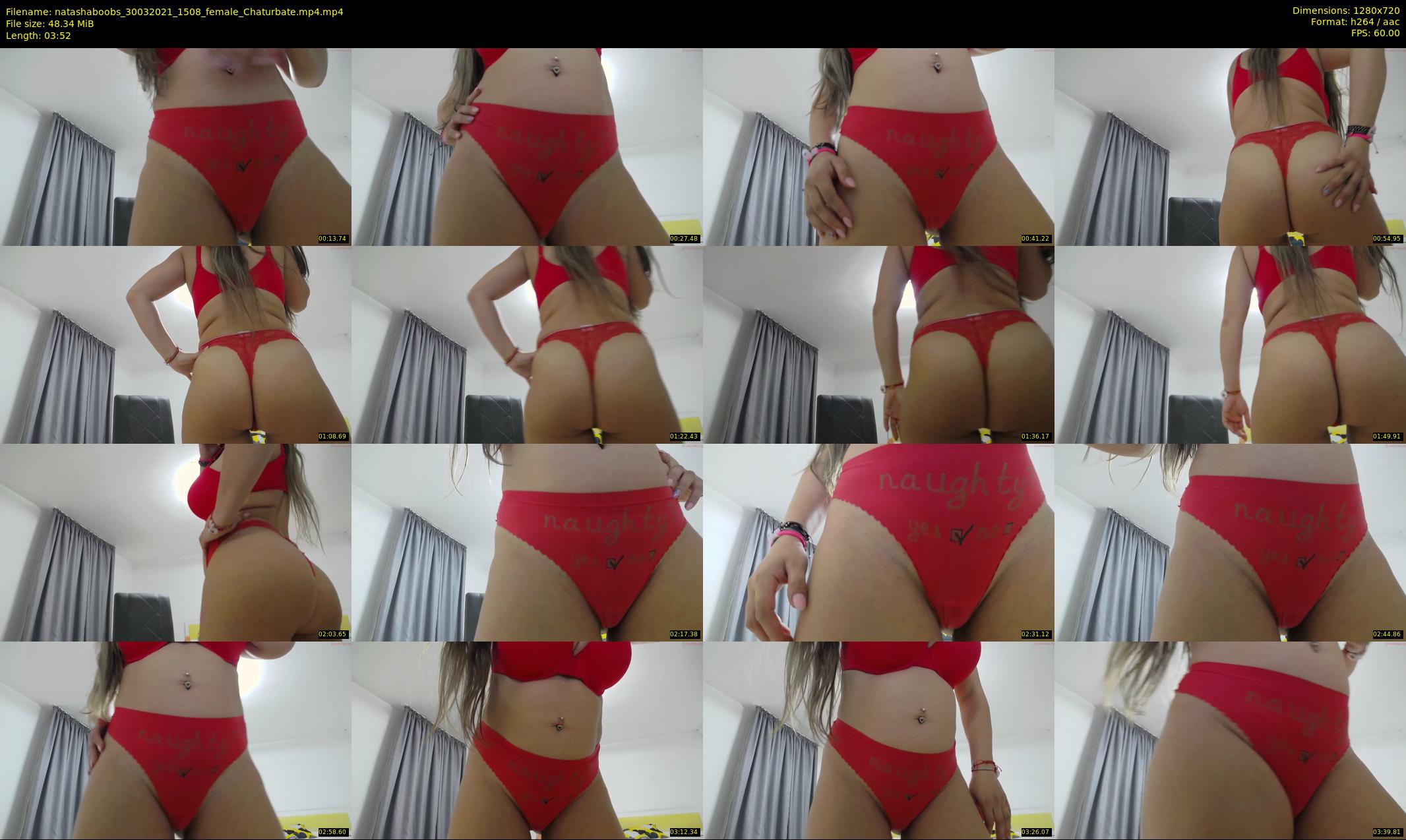 natashaboobs — 4 minute Chaturbate female cam show recording, 720p, Mar 30, 2021