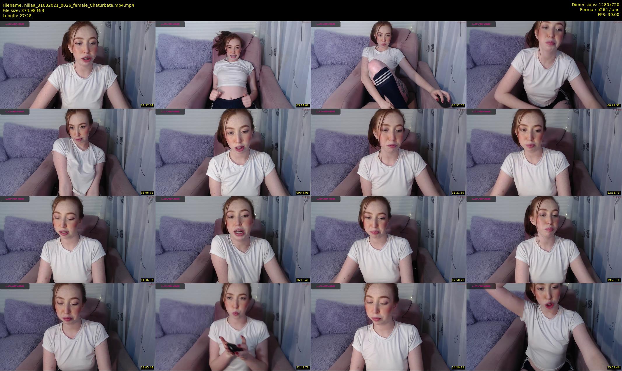 niilaa — 28 minute Chaturbate female cam show recording, 720p, Mar 31, 2021