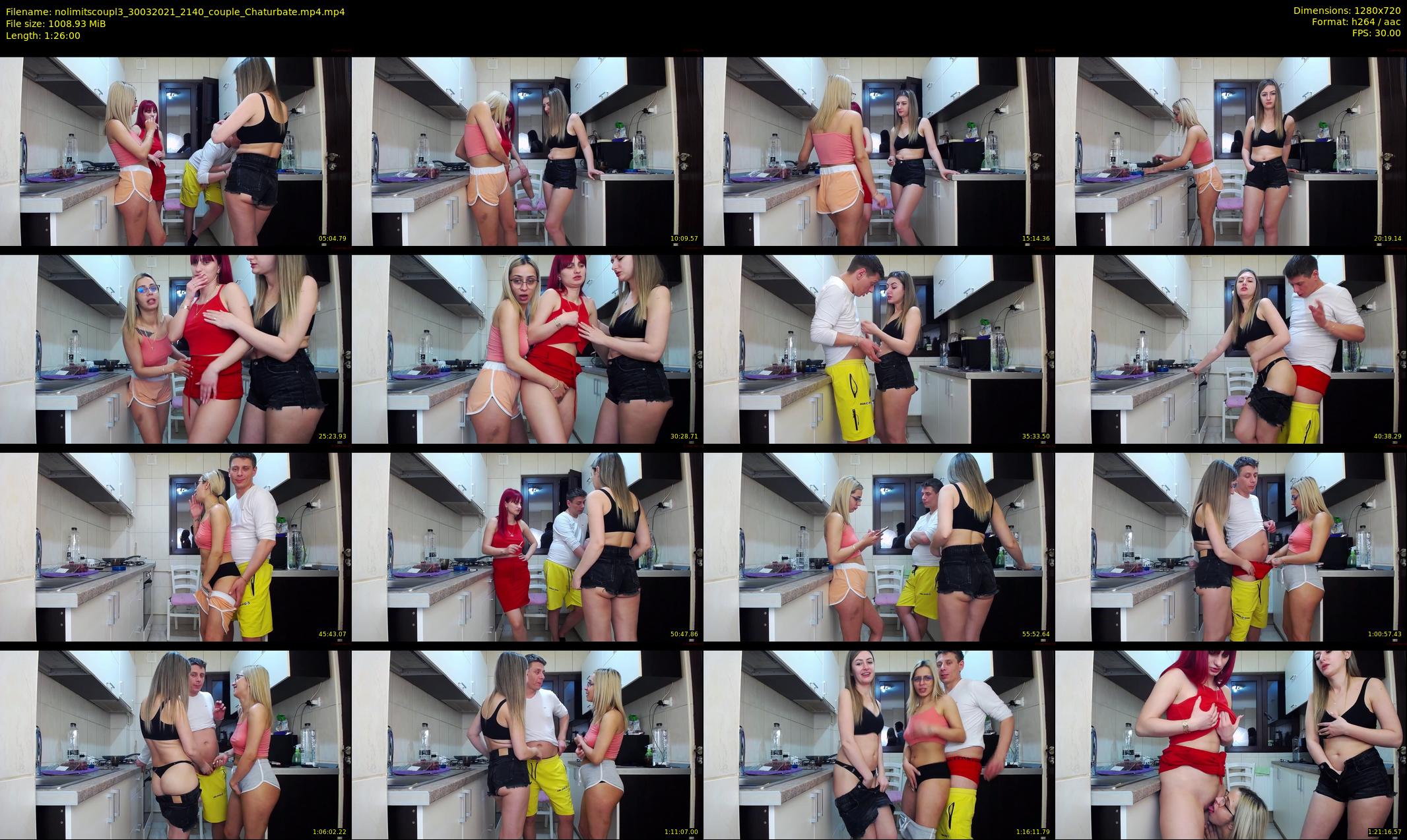 nolimitscoupl3 — 86 minute Chaturbate couple cam show recording, 720p, Mar 30, 2021