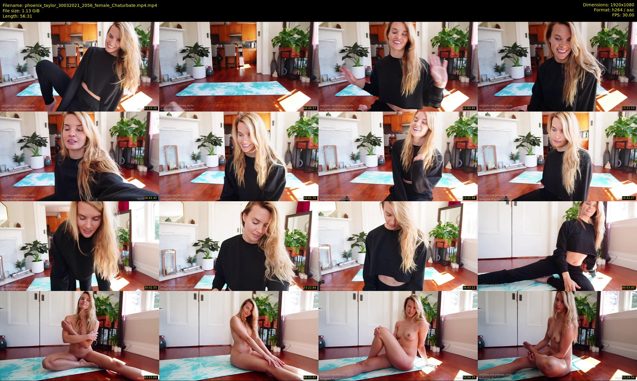 phoenix_taylor — 57 minute Chaturbate female cam show recording, 1080p, Mar 30, 2021