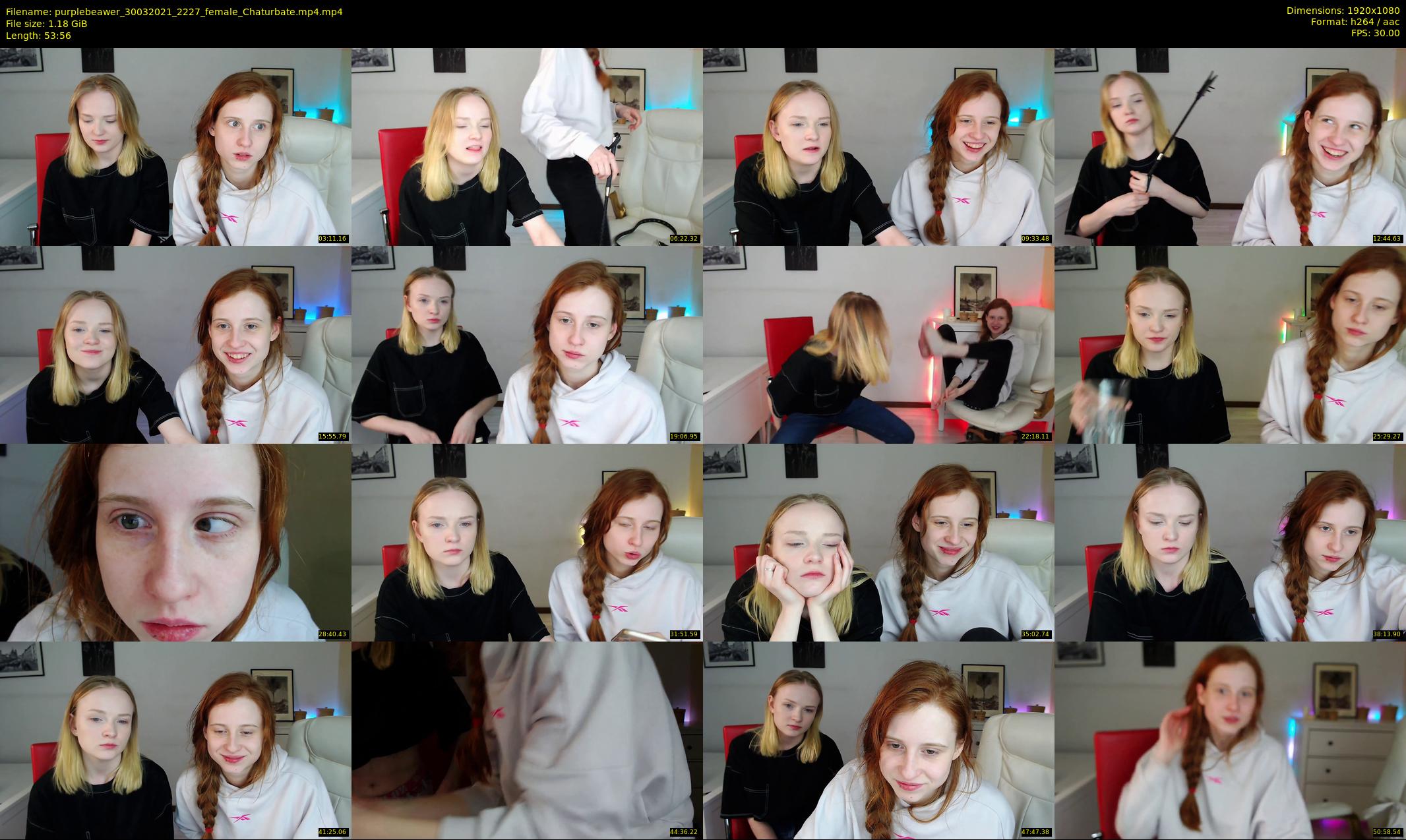 purplebeawer — 54 minute Chaturbate female cam show recording, 1080p, Mar 30, 2021