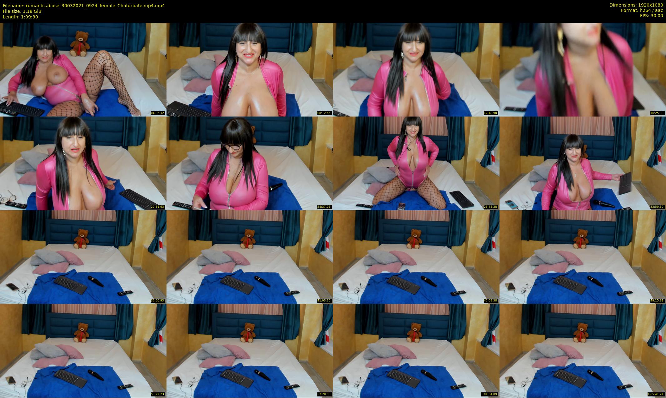 romanticabuse — 70 minute Chaturbate female cam show recording, 1080p, Mar 30, 2021