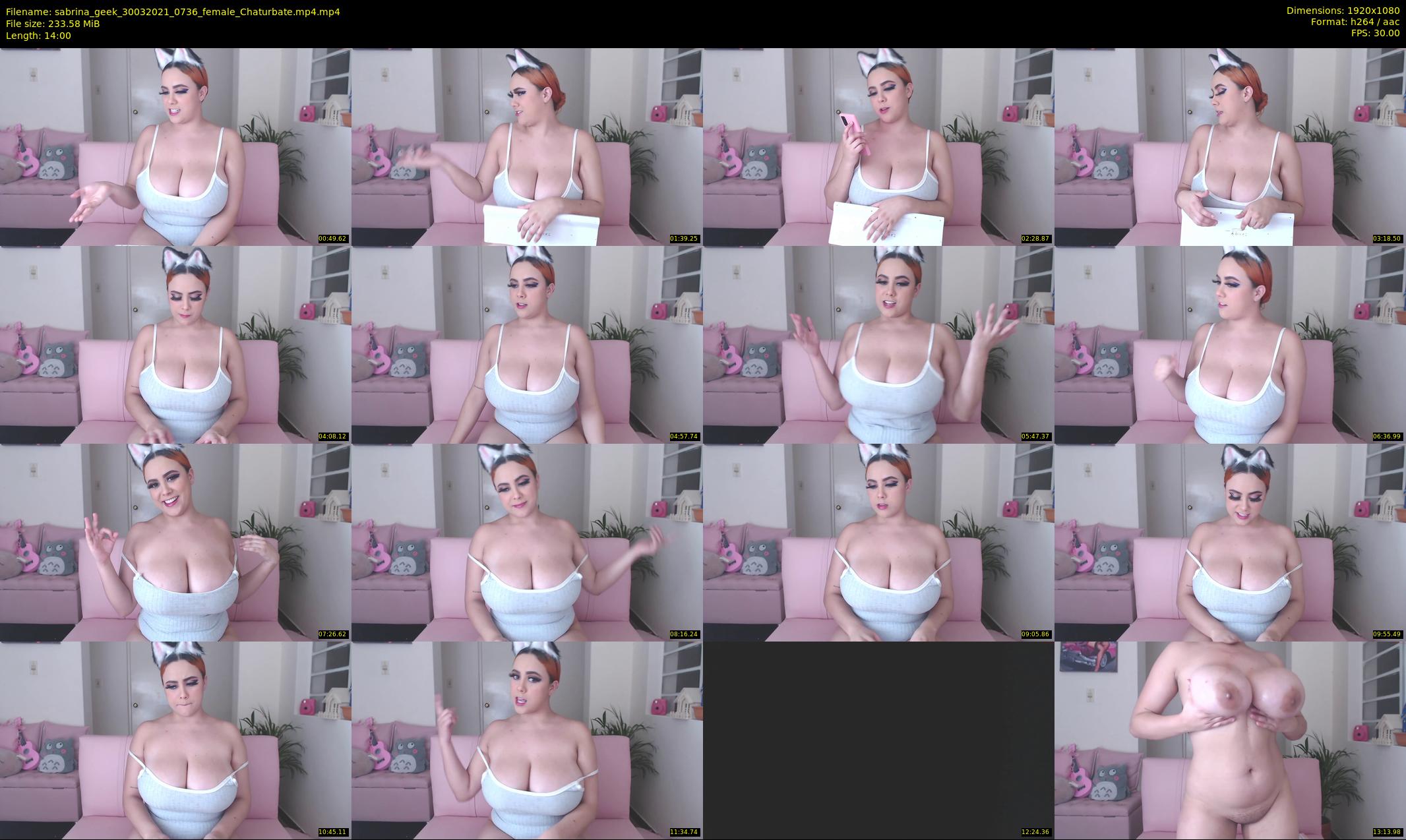 sabrina_geek — 14 minute Chaturbate female cam show recording, 1080p, Mar 30, 2021