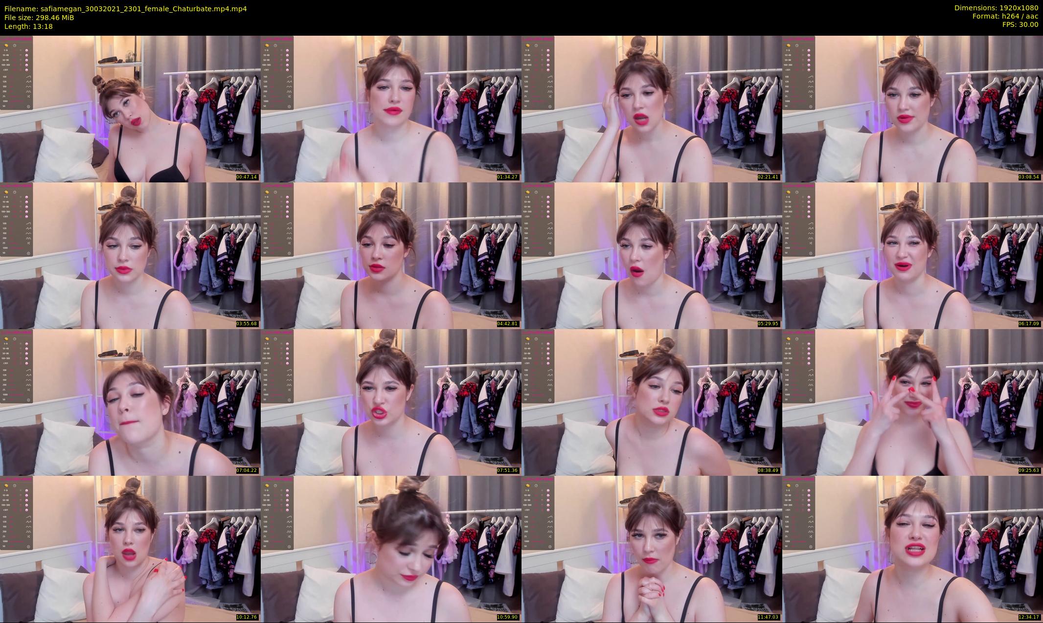 safiamegan — 14 minute Chaturbate couple cam show recording, 1080p, Mar 30, 2021