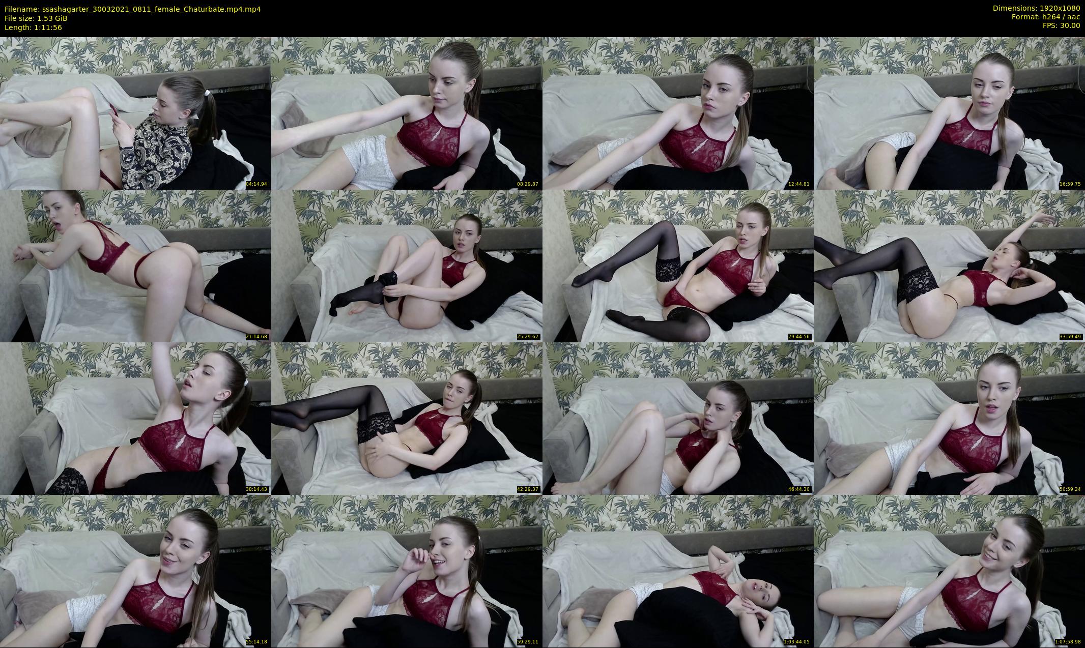 ssashagarter — 72 minute Chaturbate female cam show recording, 1080p, Mar 30, 2021