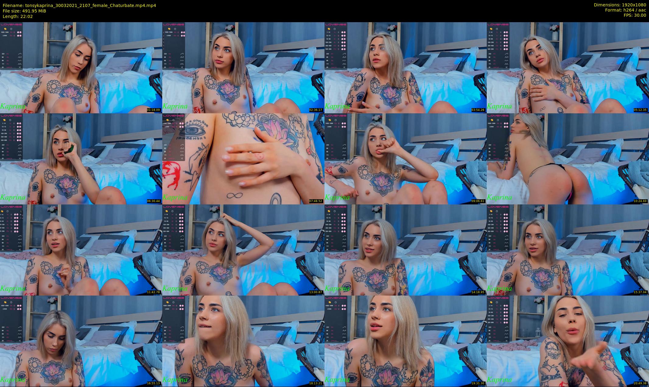 tonsykaprina — 23 minute Chaturbate couple cam show recording, 1080p, Mar 30, 2021