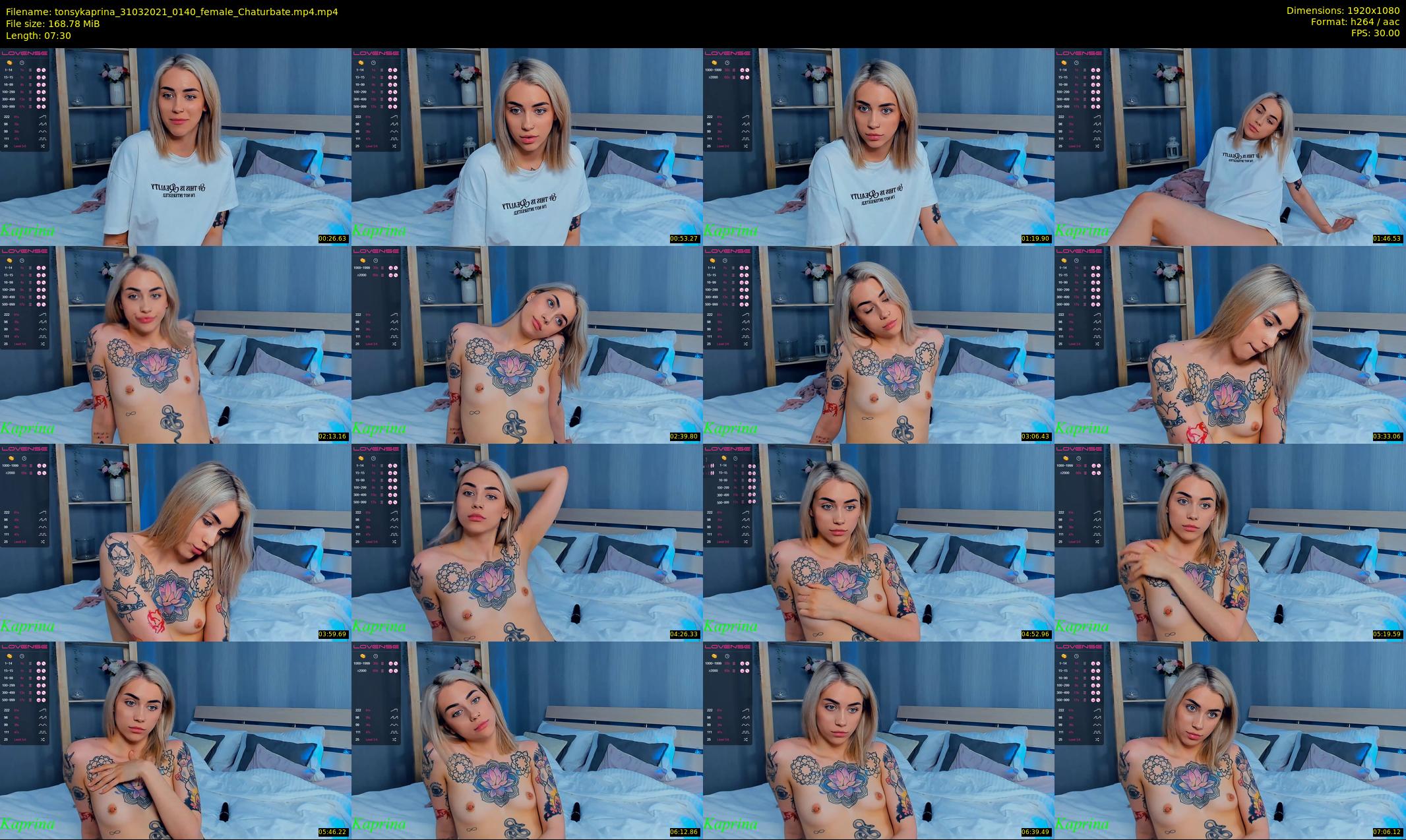 tonsykaprina — 8 minute Chaturbate couple cam show recording, 1080p, Mar 31, 2021