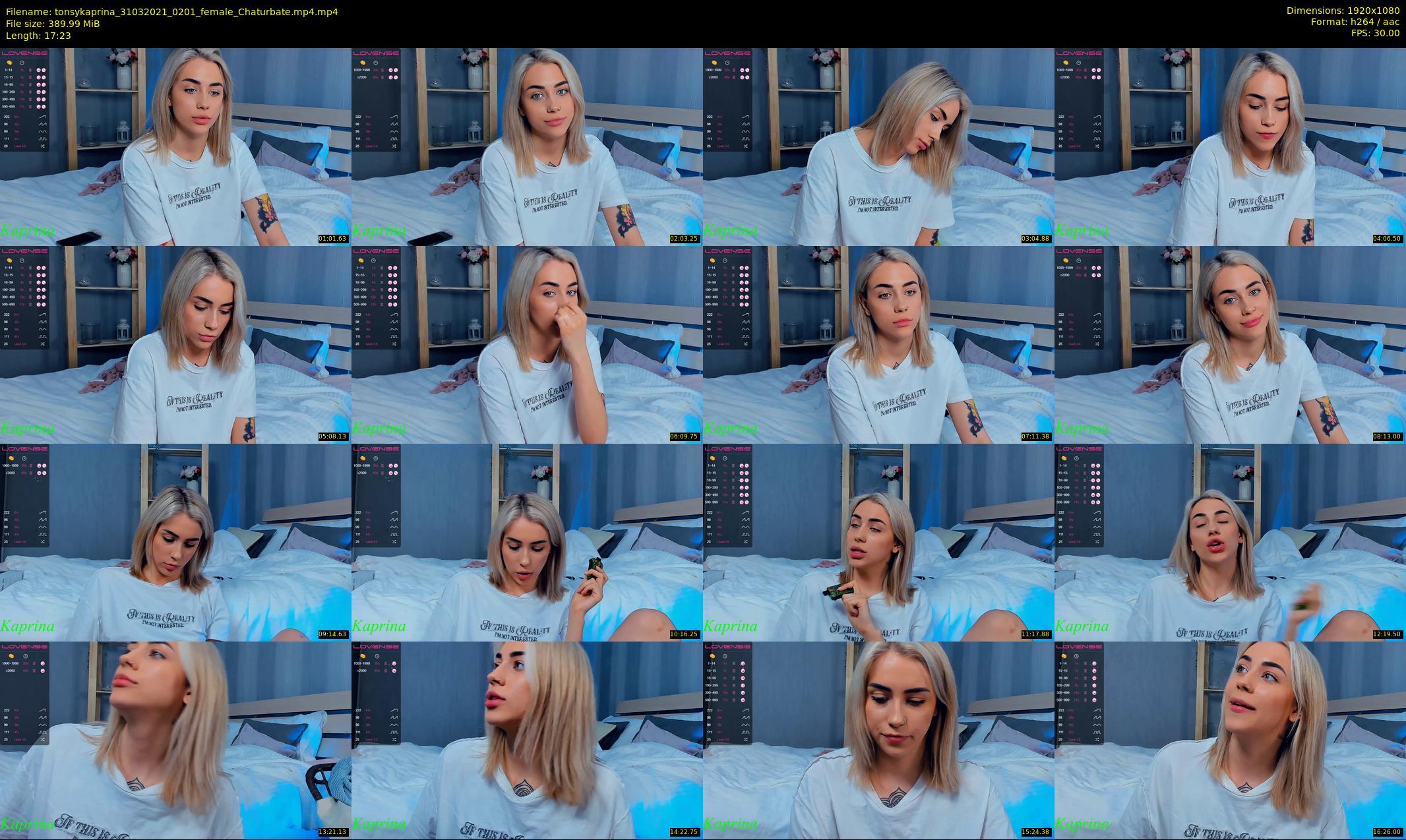 tonsykaprina — 18 minute Chaturbate couple cam show recording, 1080p, Mar 31, 2021