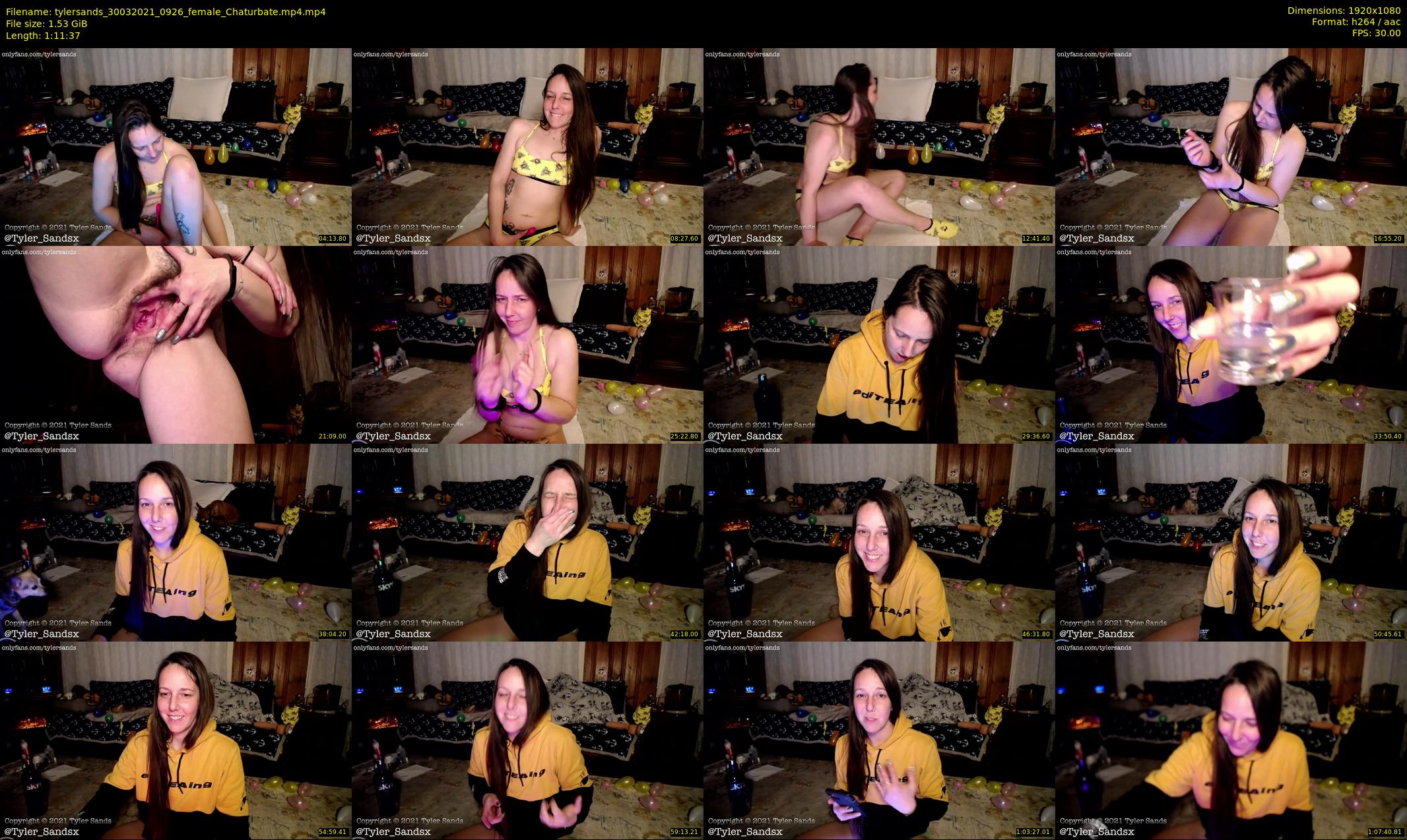 tylersands — 72 minute Chaturbate female cam show recording, 1080p, Mar 30, 2021