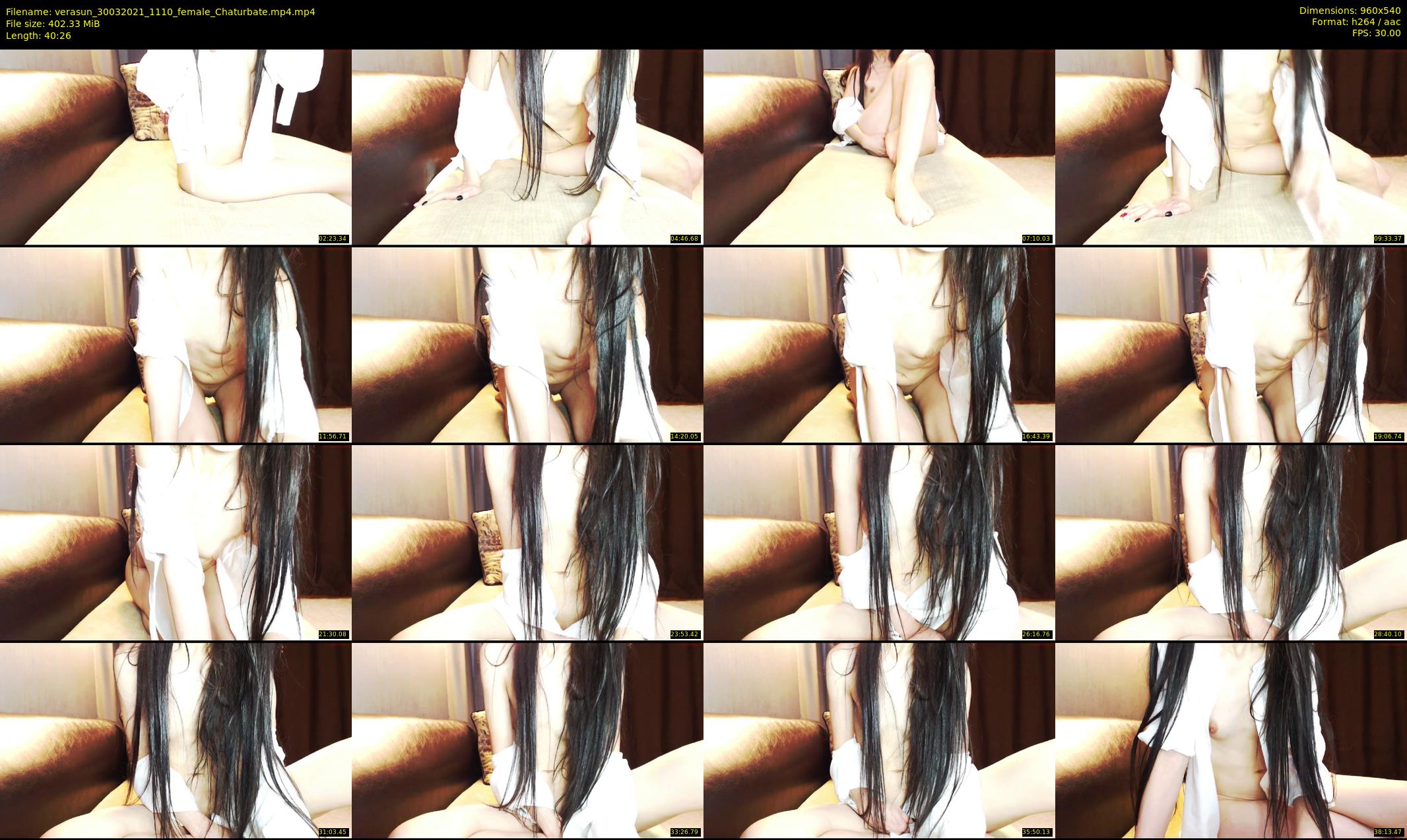 verasun — 41 minute Chaturbate female cam show recording, 480p, Mar 30, 2021