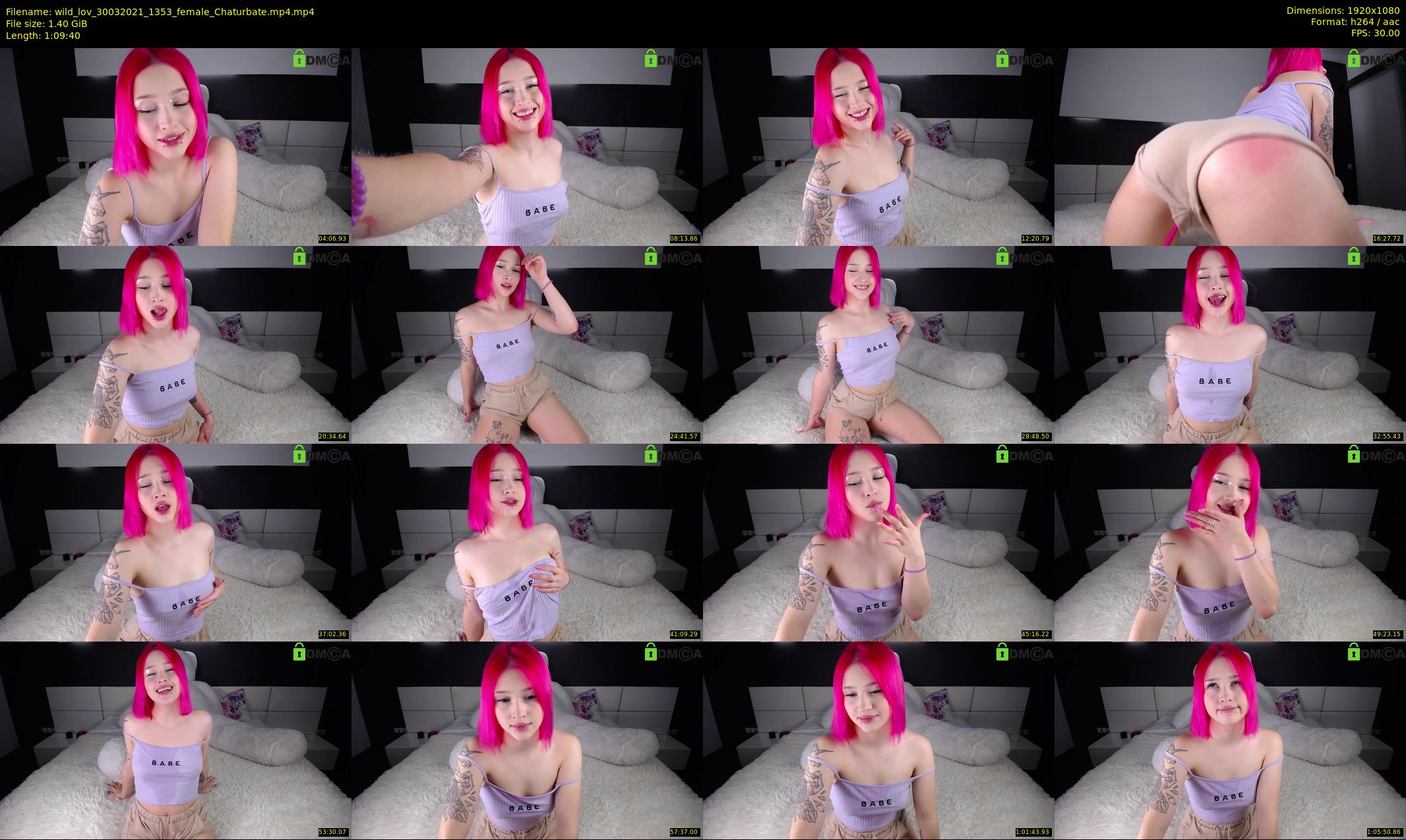 wild_lov — 70 minute Chaturbate female cam show recording, 1080p, Mar 30, 2021